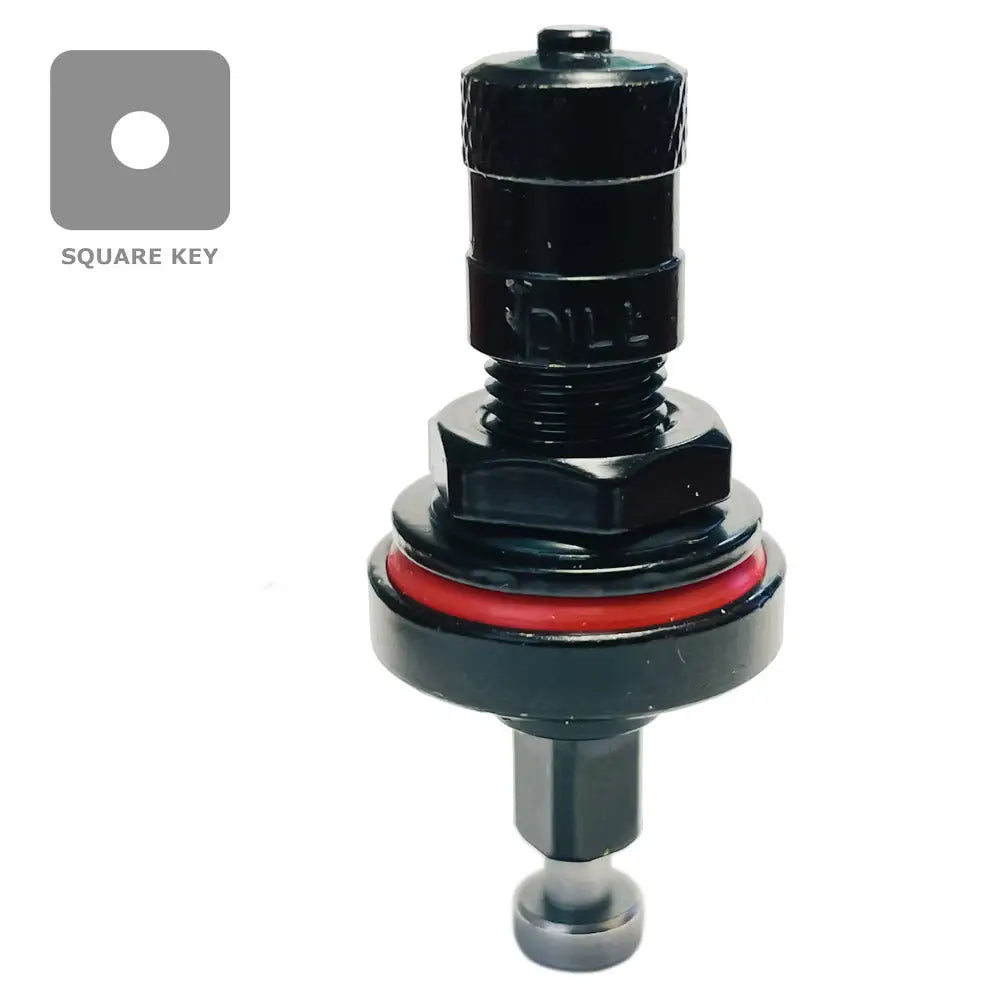 Dill VS 280SB TPMS Black Replacement Valve Stem (0.453 RH) - Compatible with Most Vehicles - Perfect for Tire Pressure Monitoring System Maintenance & Repair