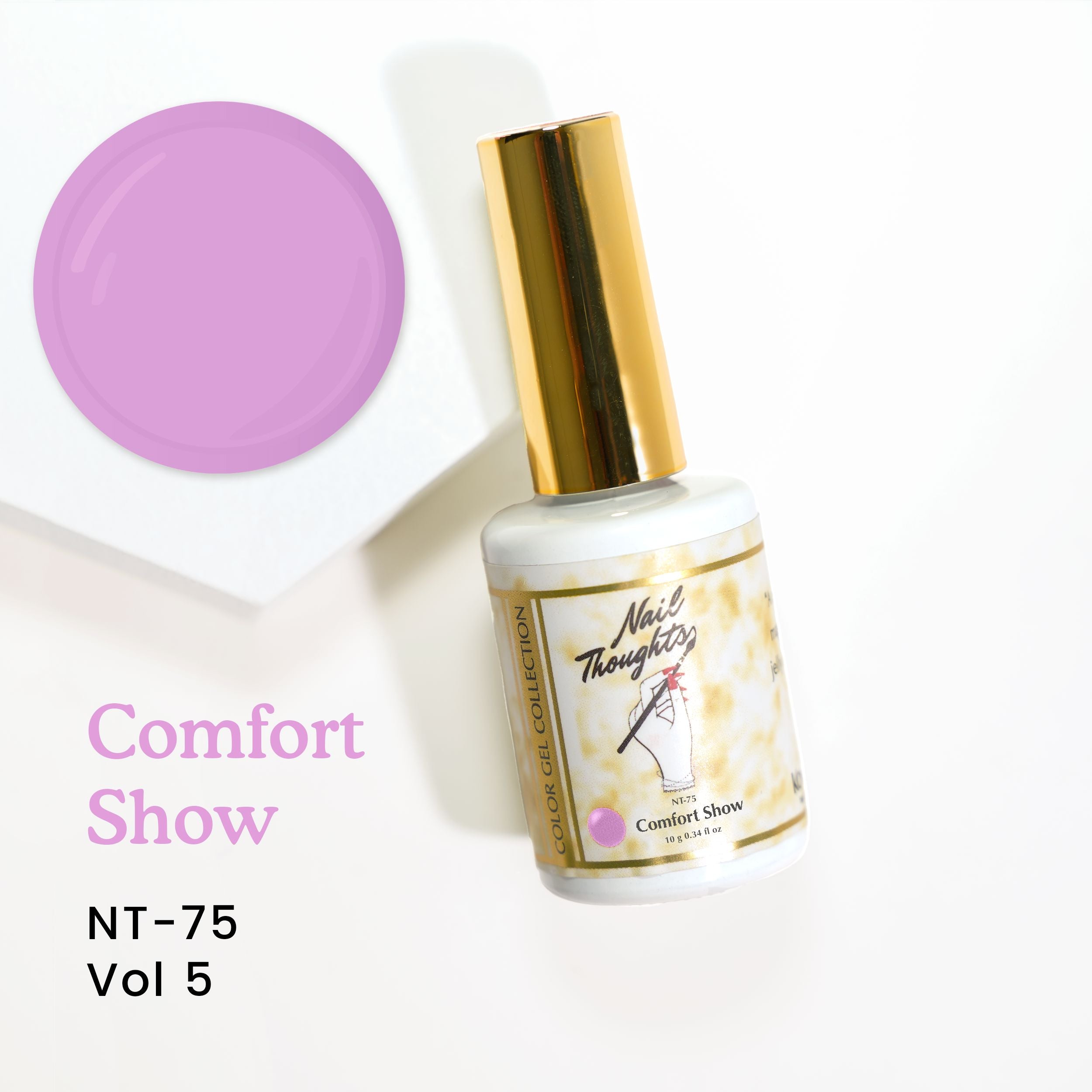 NT 75 Comfort Show Gel Nail Polish Set - Long Lasting & High Gloss Manicure Kit for Salon & Home Nail Art - Perfect for Parties, Weddings & Special Occasions