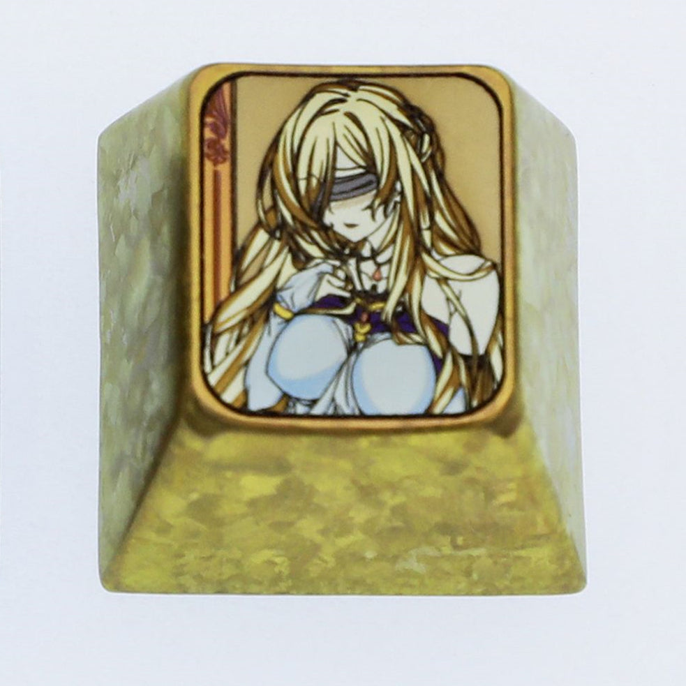 Goblin Slayer & Sword Maiden Anime Keycaps - Premium 1U Titanium Alloy Custom Mechanical Keyboard Keycaps for Gaming & Typing - Perfect for Anime Fans, Gamers & Novel Enthusiasts