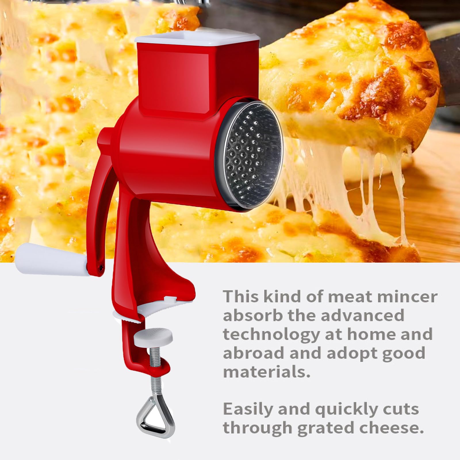 Premium Manual Nut Chopper Grinder - Heavy Duty Dried Fruit Crusher & Peanut Masher for Walnuts, Pecans, Almonds (160 Double Blade, White) - Perfect for Baking, Cooking, and Healthy Snack Preparation