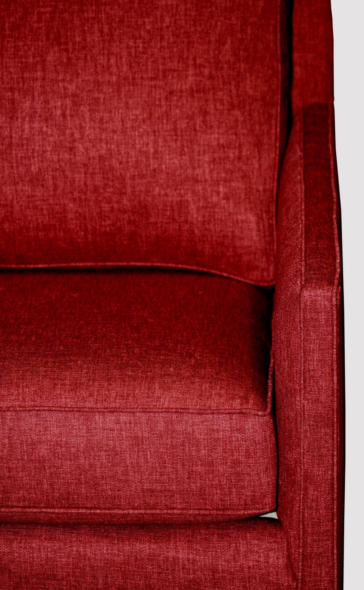Non-Toxic Custom Tailored Chair with Narrow Track Arms - Showroom Model for Home Office, Living Room & Waiting Areas