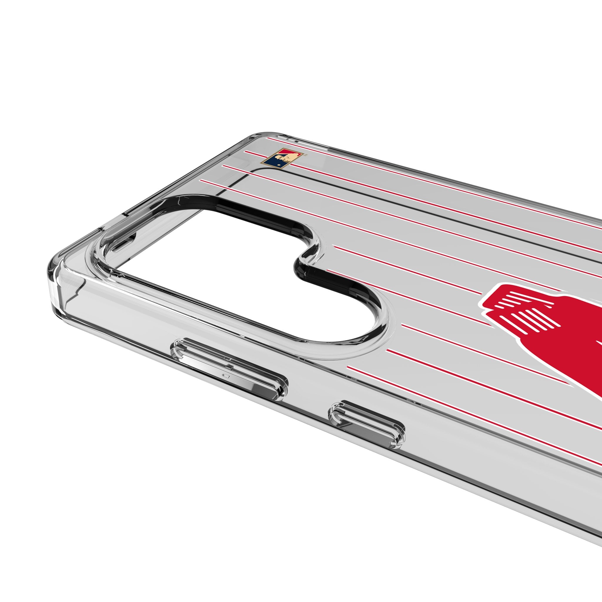 Vintage Boston Red Sox 1924-1960 Cooperstown Collection Pinstripe Clear Phone Case for Samsung Galaxy - Perfect for Baseball Fans & Game Day Protection