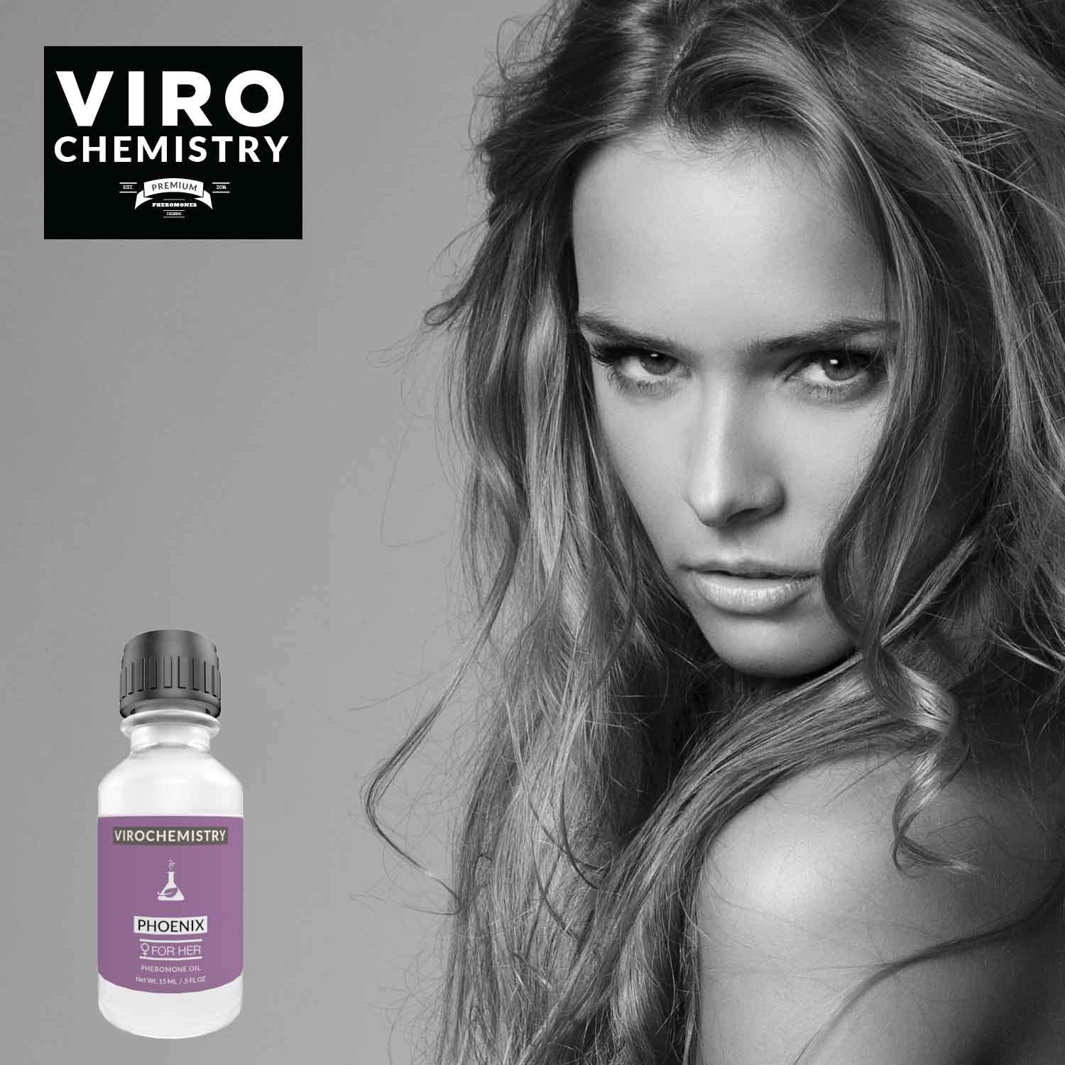 Phoenix Ultra Strength Organic Pheromone Perfume Oil for Women - 15mL Concentrated Fragrance to Attract Men | Human-Grade, Elegant Scent for Date Nights & Romantic Occasions