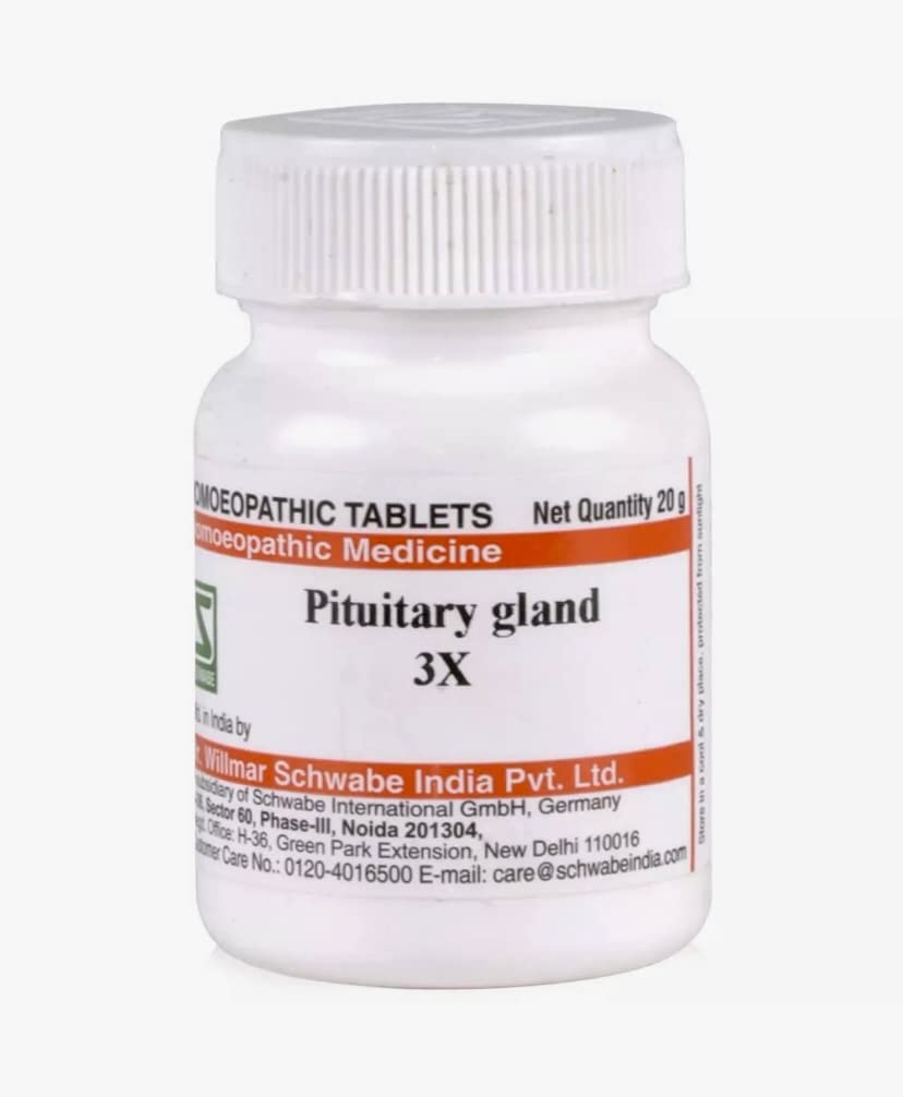KRIG'S Schwabe Pituitary Gland 3X Homeopathic Tablets - 2 Bottle Set for Hormone Balance & Endocrine Support | Natural Remedy for Fatigue & Metabolism Boost