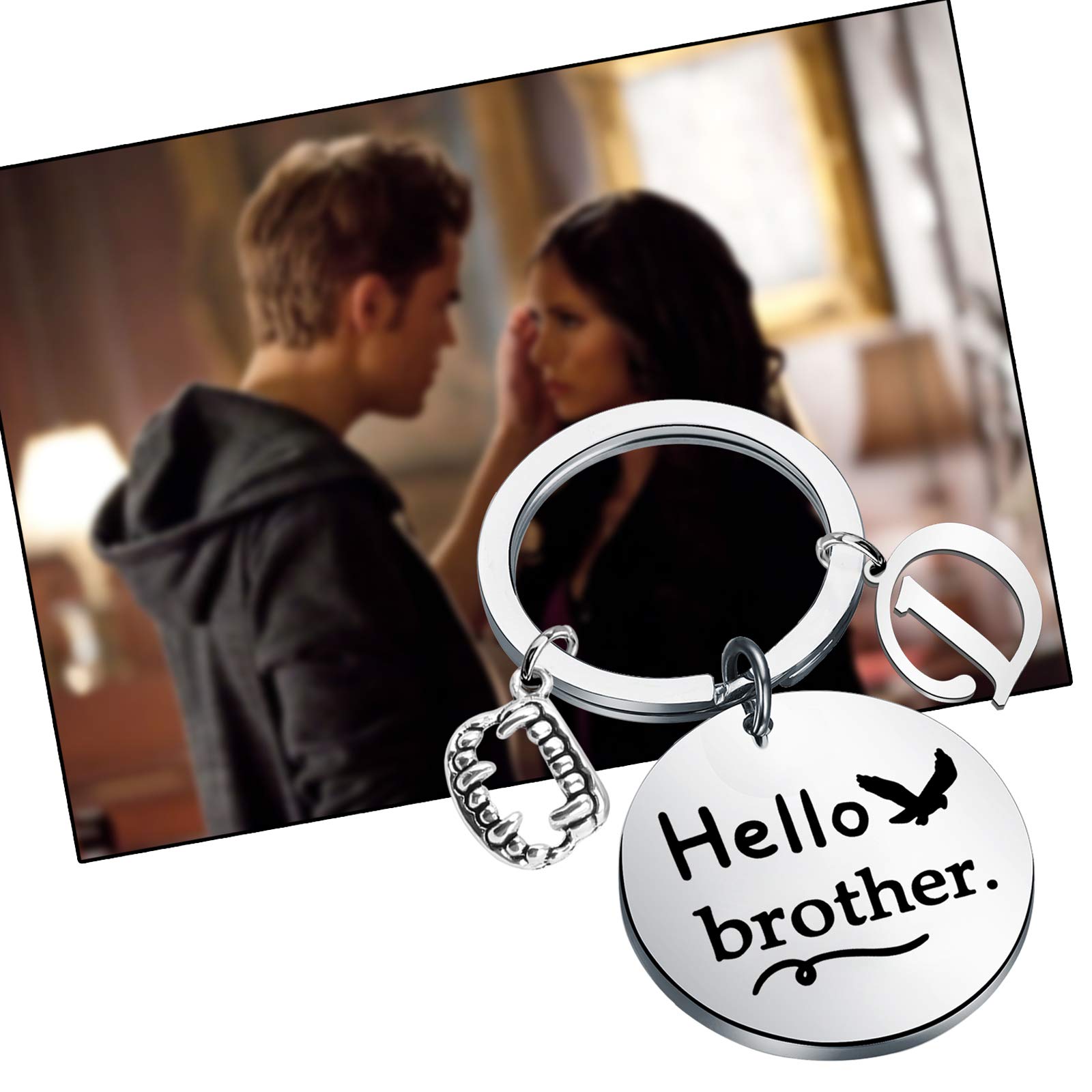 CHOORO Hello Brother Keychain - Unique Vampire Fan Gift for Keyrings, Bags & Cosplay Accessories - Perfect for Anime Lovers & Gothic Fashion