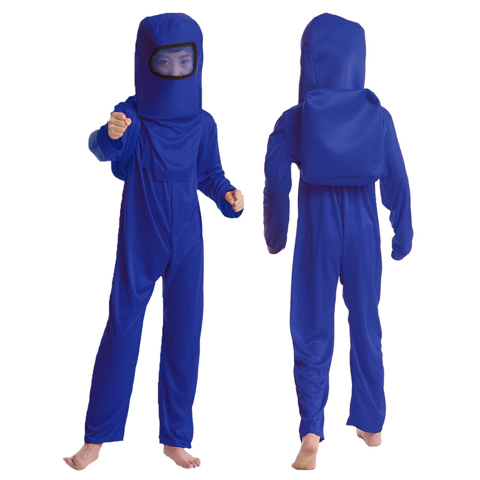 **NASA Astronaut Costume Jumpsuit for Boys & Kids - Space Cosplay Halloween, Christmas, Carnival Party Outfit with Helmet & Backpack - Perfect for Dress-Up, Role Play & School Events**