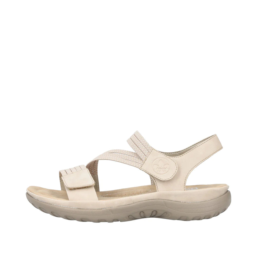 Rieker 64870 Taupe Women's Comfortable Casual Shoes for Walking, Work & Everyday Wear