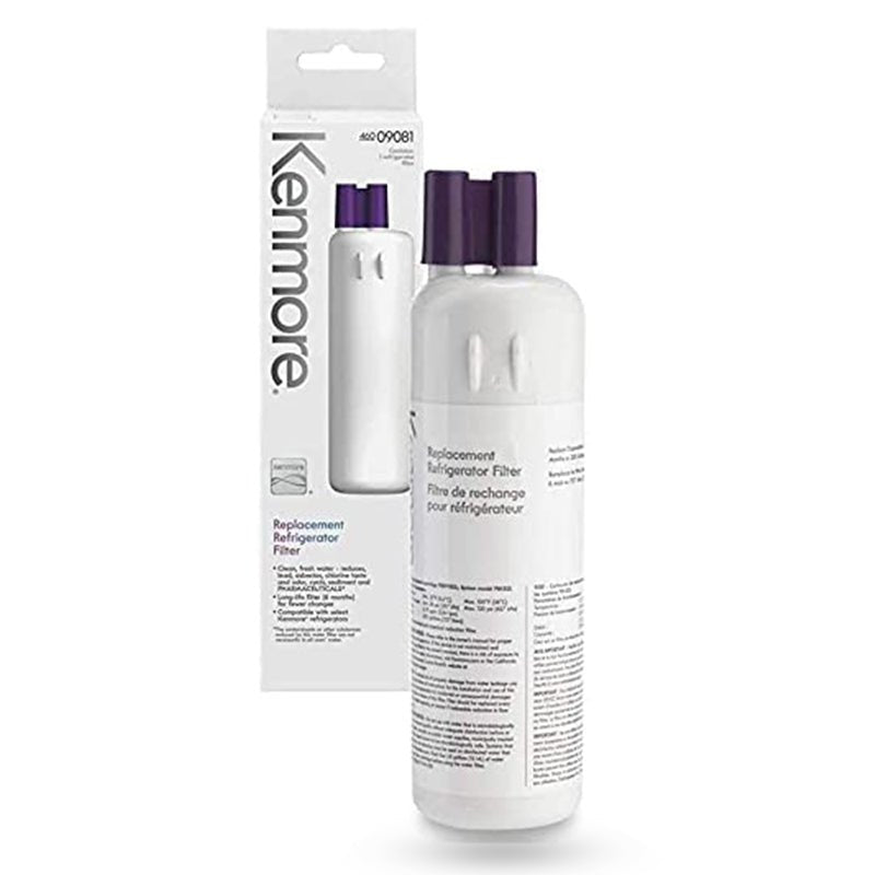 Kenmore 9081 Replacement Refrigerator Water Filter - NSF Certified, 1 Pack - Improves Taste & Odor for Clean Drinking Water - Perfect for Home, Office & RV Use