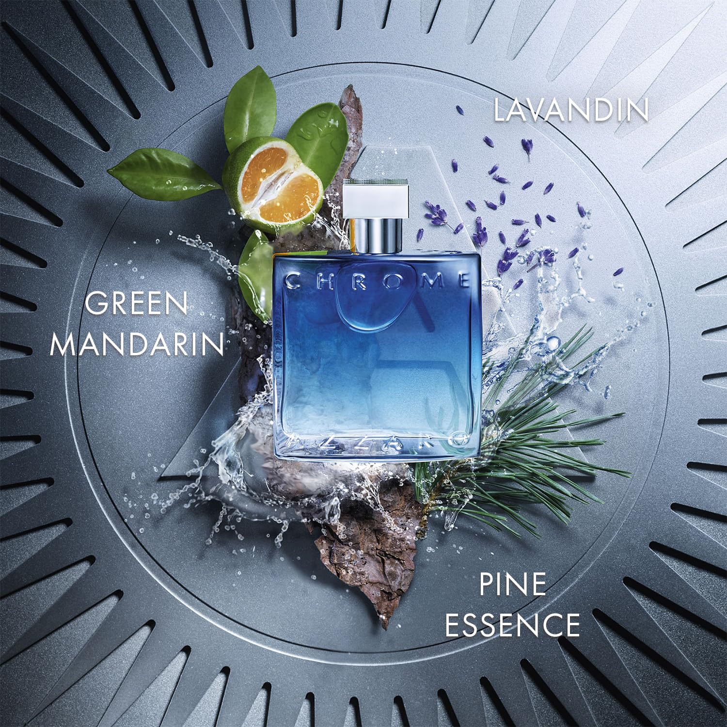 Azzaro Chrome Eau de Parfum for Men - Fresh Aquatic Cologne with Citrus & Woody Notes - Long Lasting Luxury Fragrance | Perfect for Daily Wear, Office & Special Occasions
