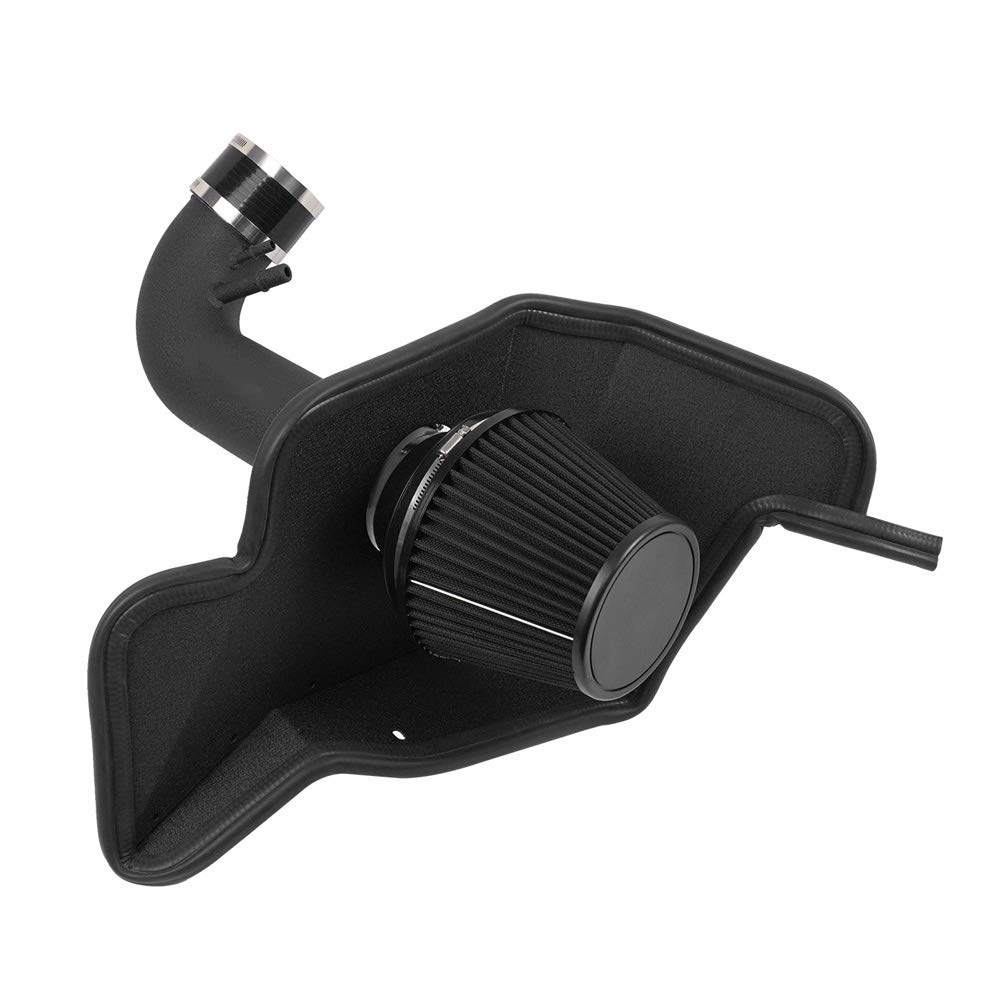 Performance Air Intake Kit with Filter & Clamp Hoses - Compatible with Ford Mustang GT 5.0L V8 (2015-2017) - High Flow Cold Air Intake System for Enhanced Engine Performance & Sound - Perfect for Racing, Street Driving & Car Upgrades