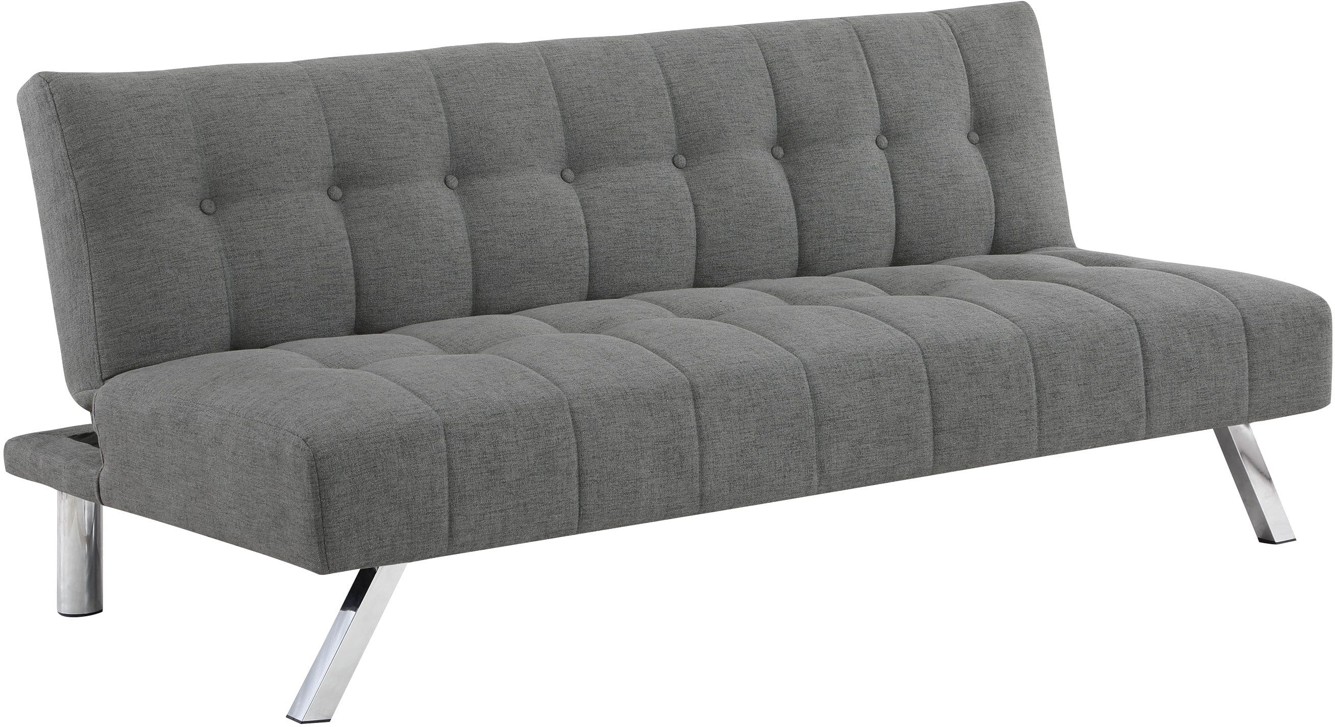 Office Star Sawyer Futon [SYR] - Comfortable Convertible Sofa Bed for Small Spaces, Guest Rooms & Dorm Rooms - Modern Sleeper Futon with Sturdy Metal Frame - Perfect for Apartments, Studios & Home Offices