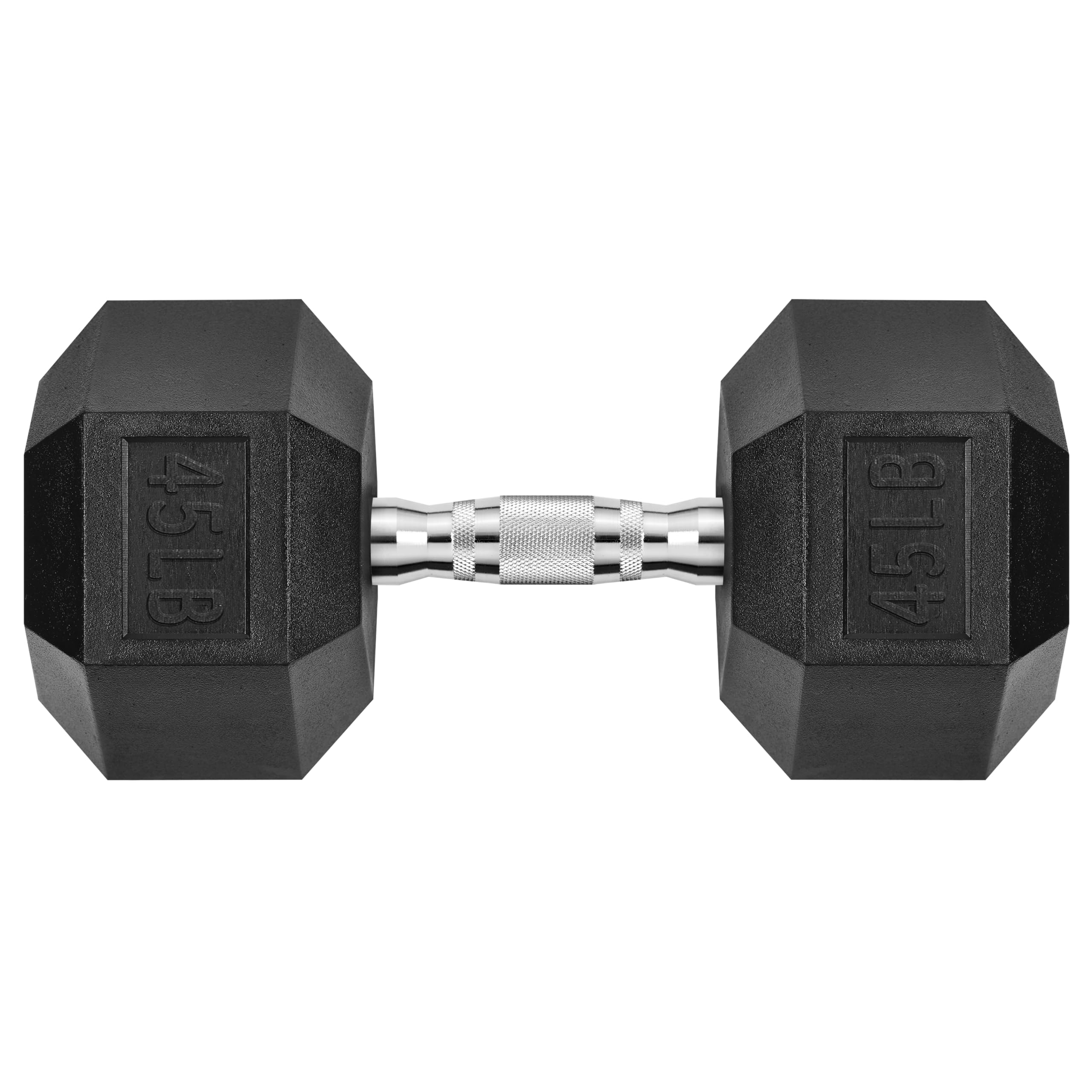 Hex Dumbbell Set 2.5-400 lb - Rubber Encased Exercise Dumbbells for Strength Training & Fitness - Pair of Hand Weights for Home Gym, CrossFit, and Weightlifting Workouts