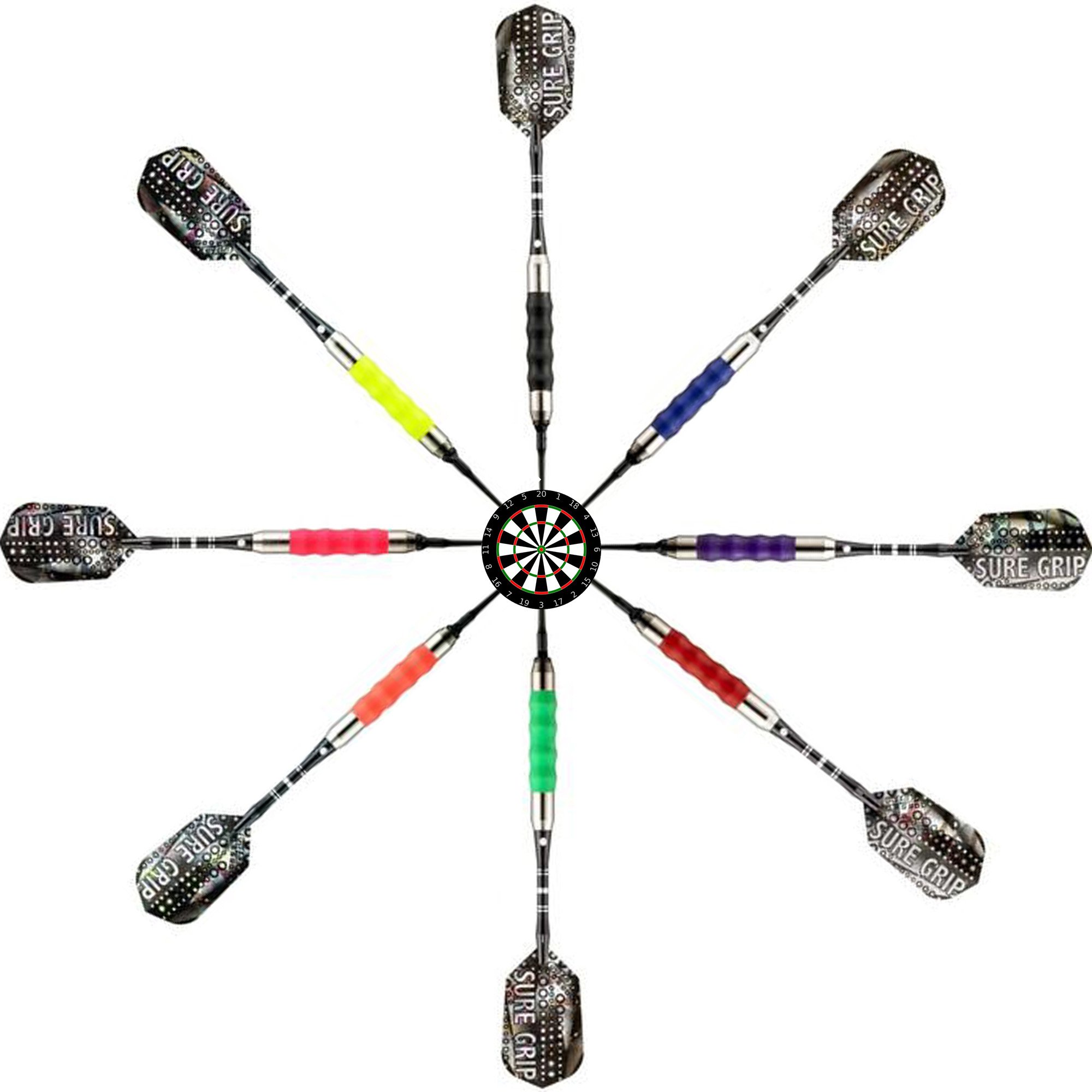 Premium Viper Sure Grip Soft Tip Darts Set with Flights, Shafts & Case - Perfect for Home Bars, Game Rooms & Competitive Play