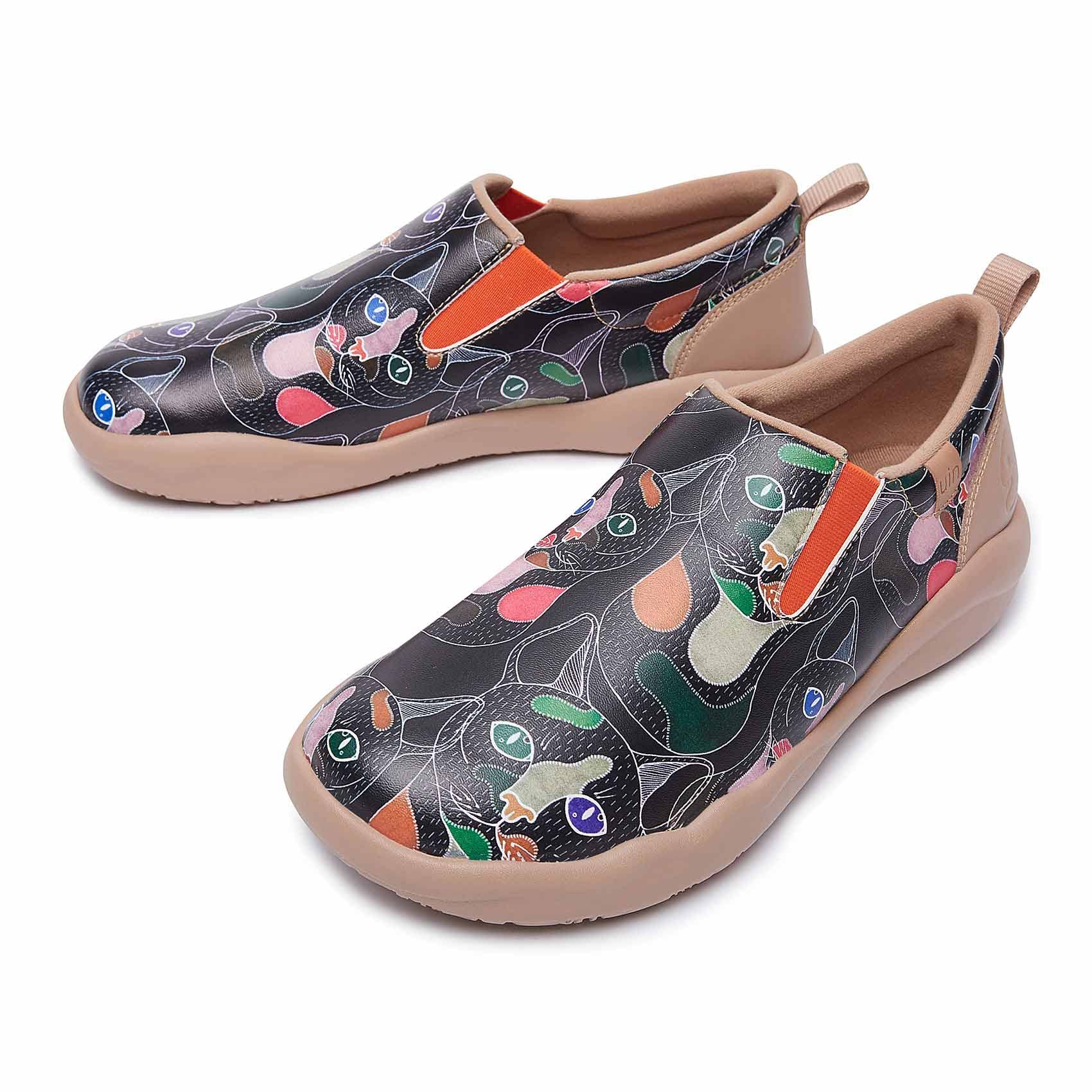 UIN Women's Slip-On Walking Shoes - Lightweight Travel Loafers with Microfiber Upper - Comfortable Casual Sneakers for Walking, Travel & Everyday Wear