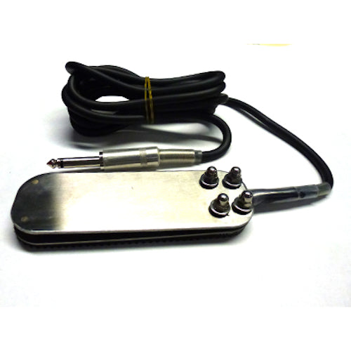 Vintage Style Foot Switch - Heavy Duty Metal Pedal for Guitar, Bass, and Keyboard - Perfect for Musicians, Recording Studios & Live Performances
