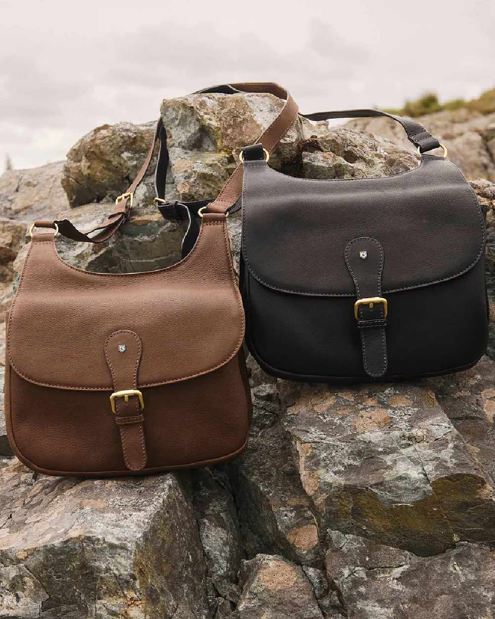 Dubarry Balrickard Saddle Bag - Premium Leather Equestrian Riding Bag for Horseback Riding & Outdoor Adventures