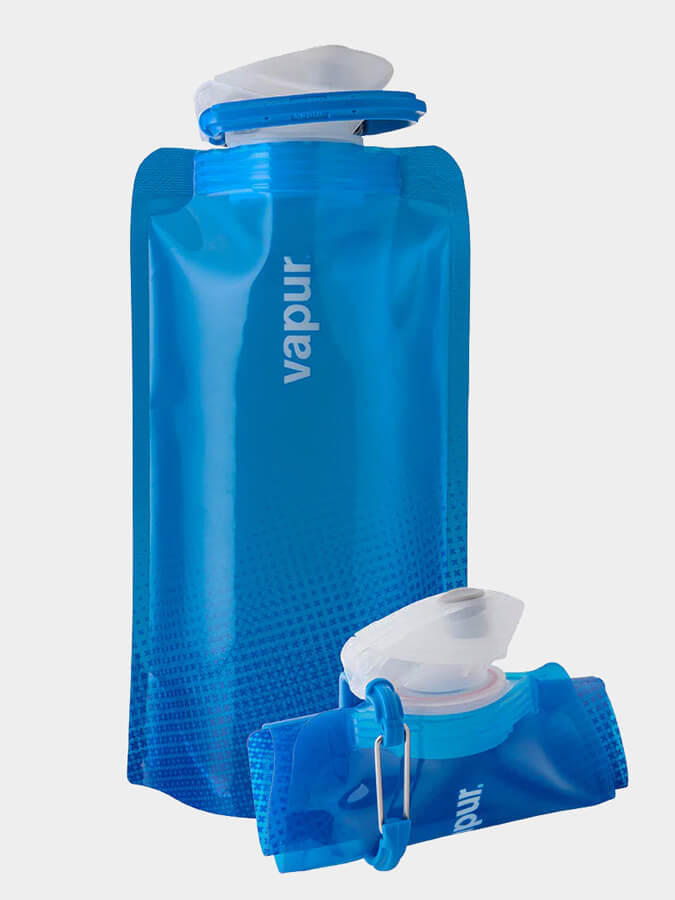 Vapur 0.5L Collapsible Water Bottle with Wide Mouth - BPA Free, Leak Proof & Lightweight - Perfect for Hiking, Travel & Outdoor Activities