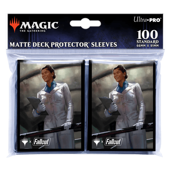 Fallout® Dr. Madison Li Magic: The Gathering Deck Protector Sleeves (100 Count) - Premium Card Protectors for Collectible Trading Card Games, Perfect for MTG Tournaments and Gaming Sessions