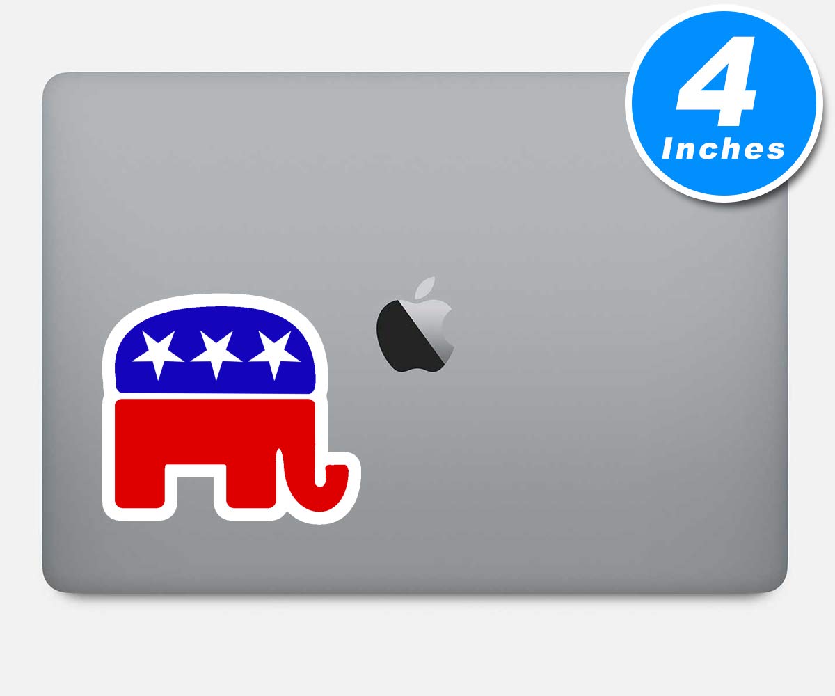 Republican Elephant Stickers - 3 Pack (2.5