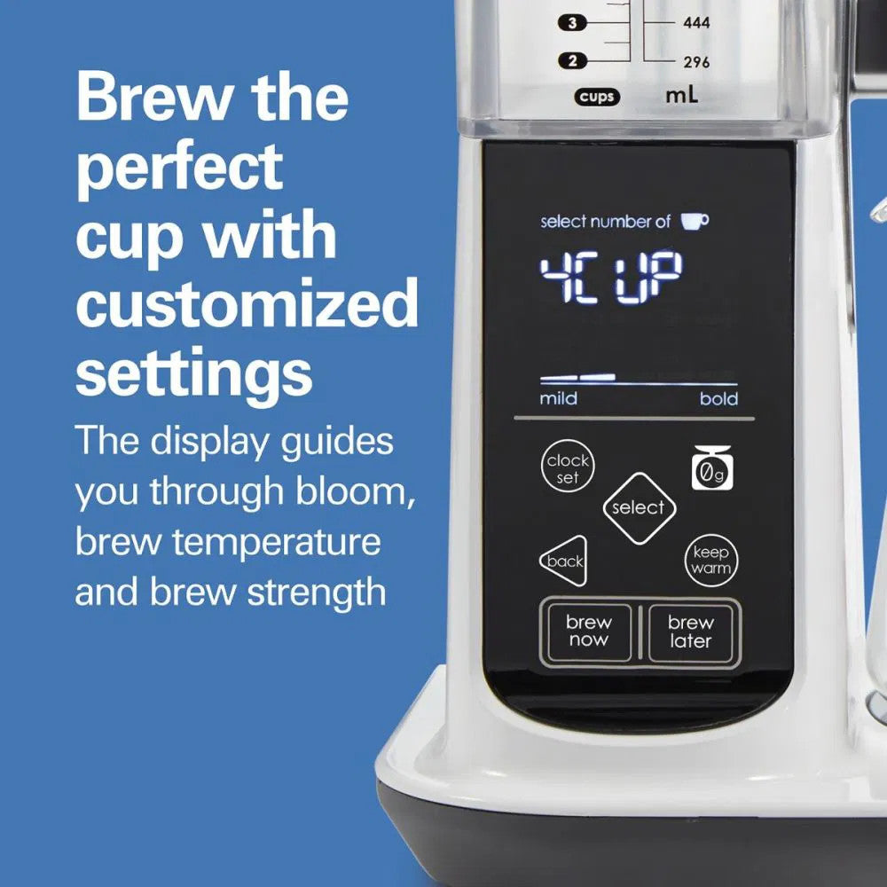 Hamilton Beach 46700 Automatic & Manual Pour Over Coffee Maker - Perfect for Home, Office & Specialty Coffee Brewing