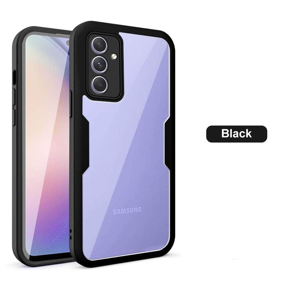 Samsung Galaxy A14 360° Rotating Shockproof Case - Dual Layer Protection with Kickstand | Perfect for Work, Travel & Outdoor Activities
