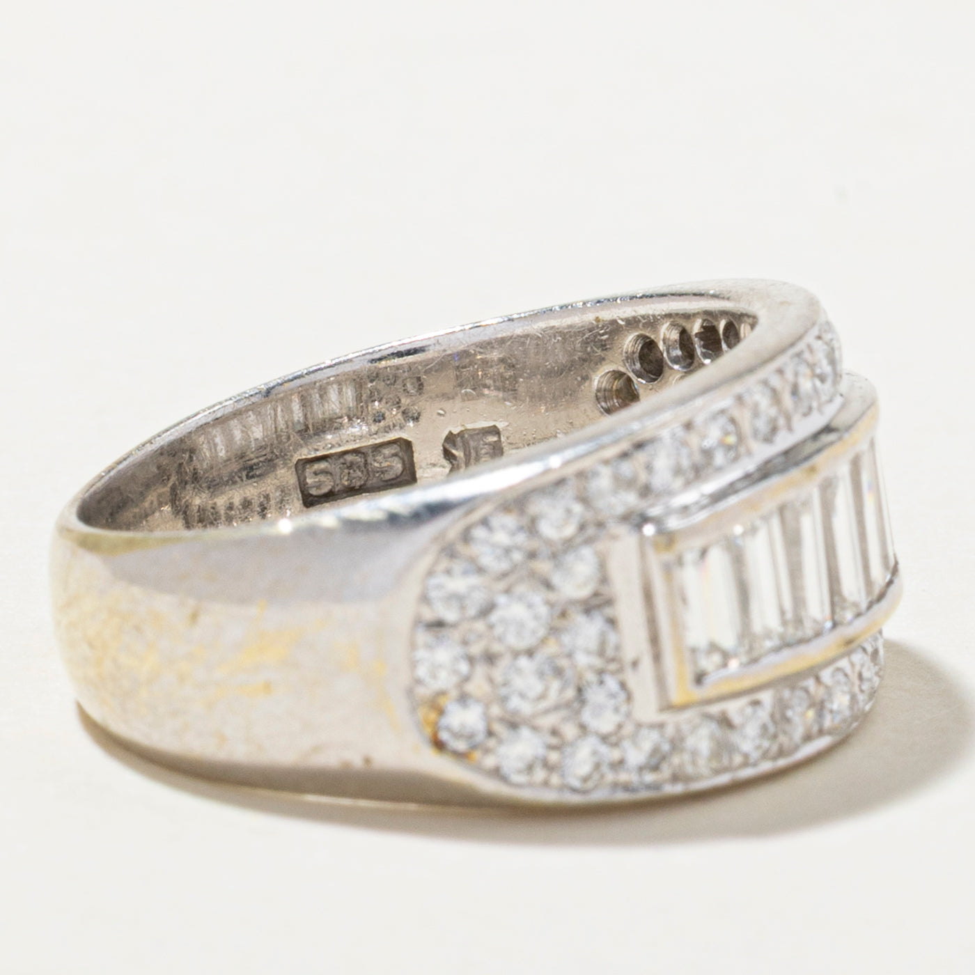 1.23ctw Multi-Cut Diamond Cocktail Ring for Women - Size 5.5 | Elegant Statement Jewelry for Parties, Weddings & Special Occasions