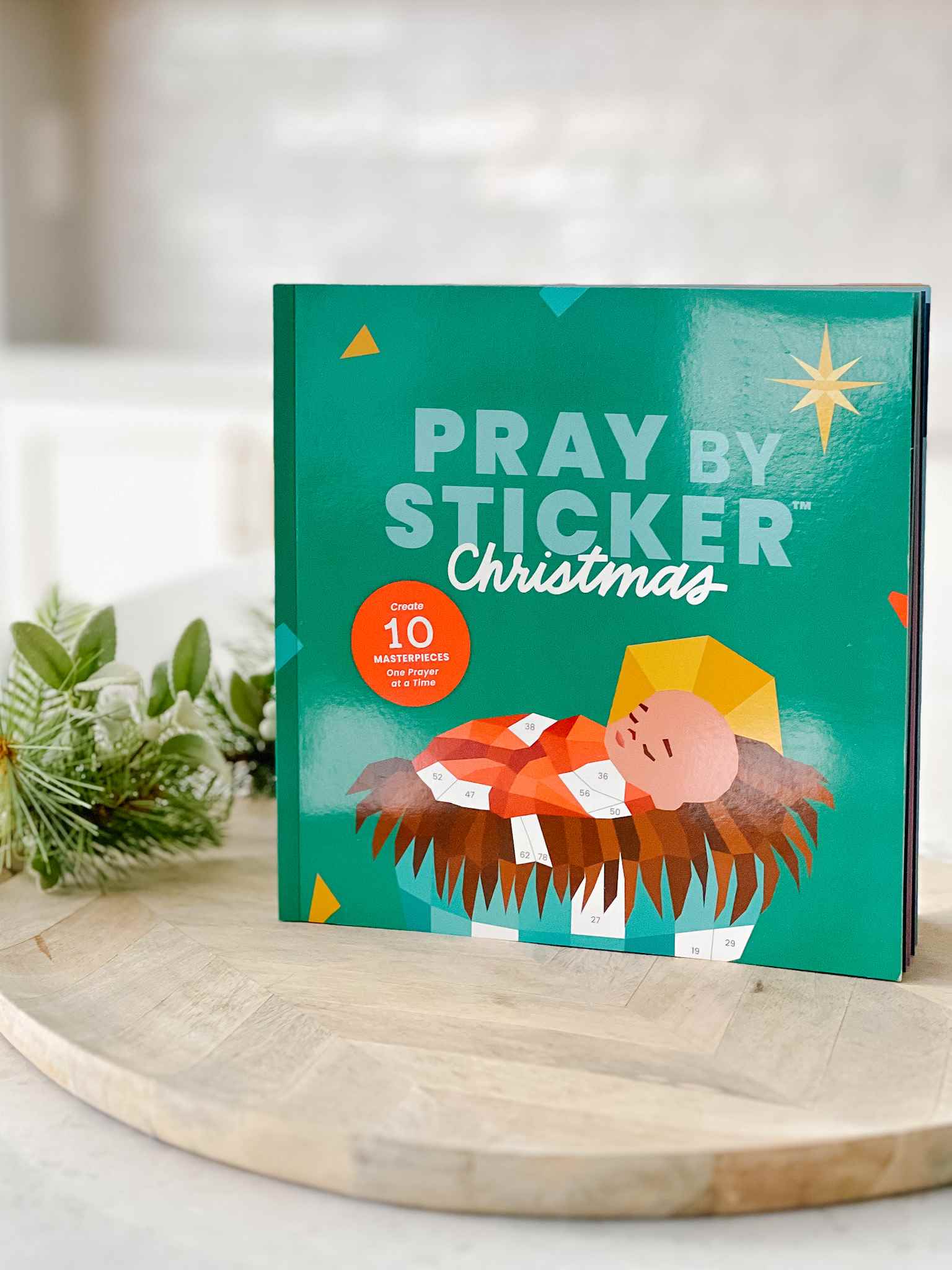 Pray By Sticker Christmas Activity Book for Kids - Fun Holiday Crafts, Bible Stories & Sticker Scenes - Perfect for Family Bonding, Sunday School & Christmas Gifts