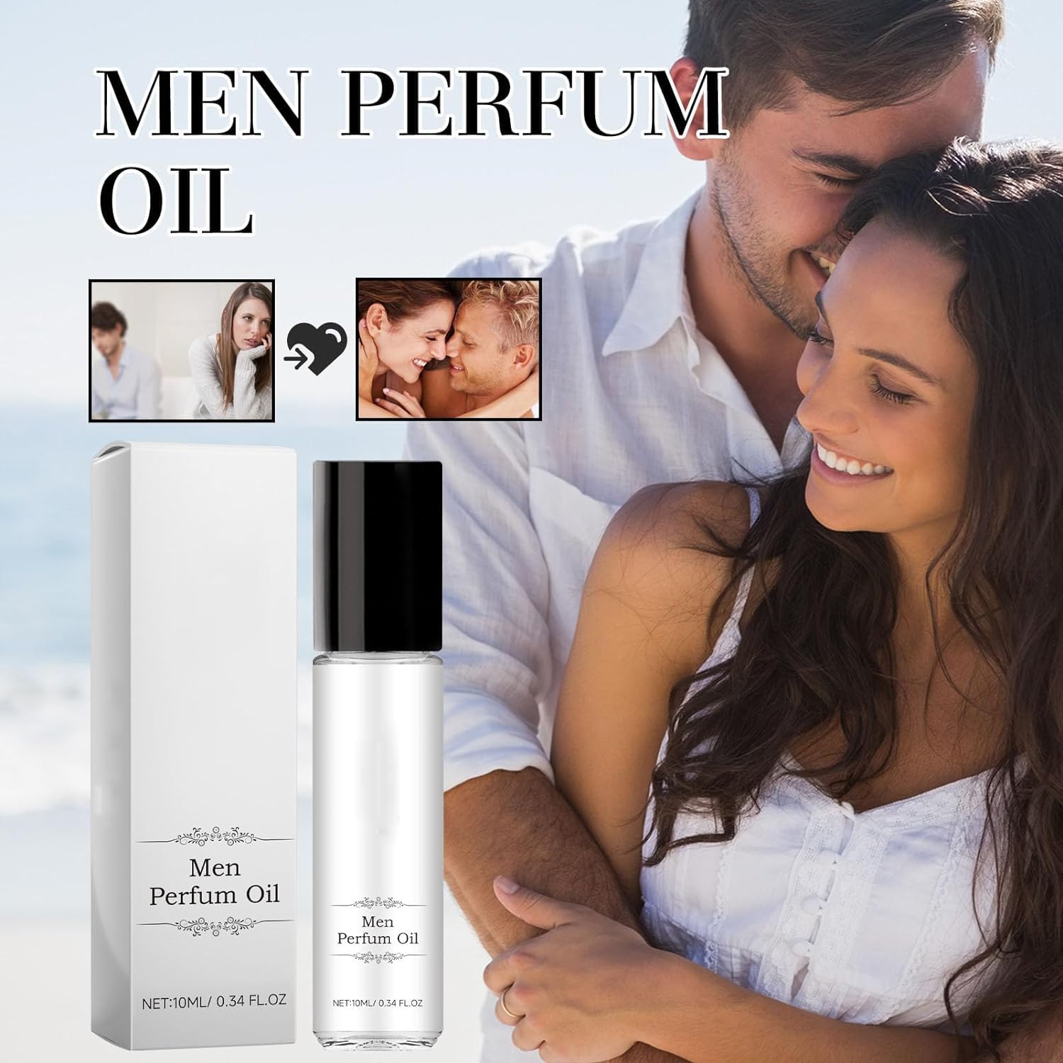 Rebel Pheromone Cologne for Men - Alloura Long Lasting Fragrance (0.34 Fl Oz) | Attract & Impress | Date Night, Clubs & Special Occasions