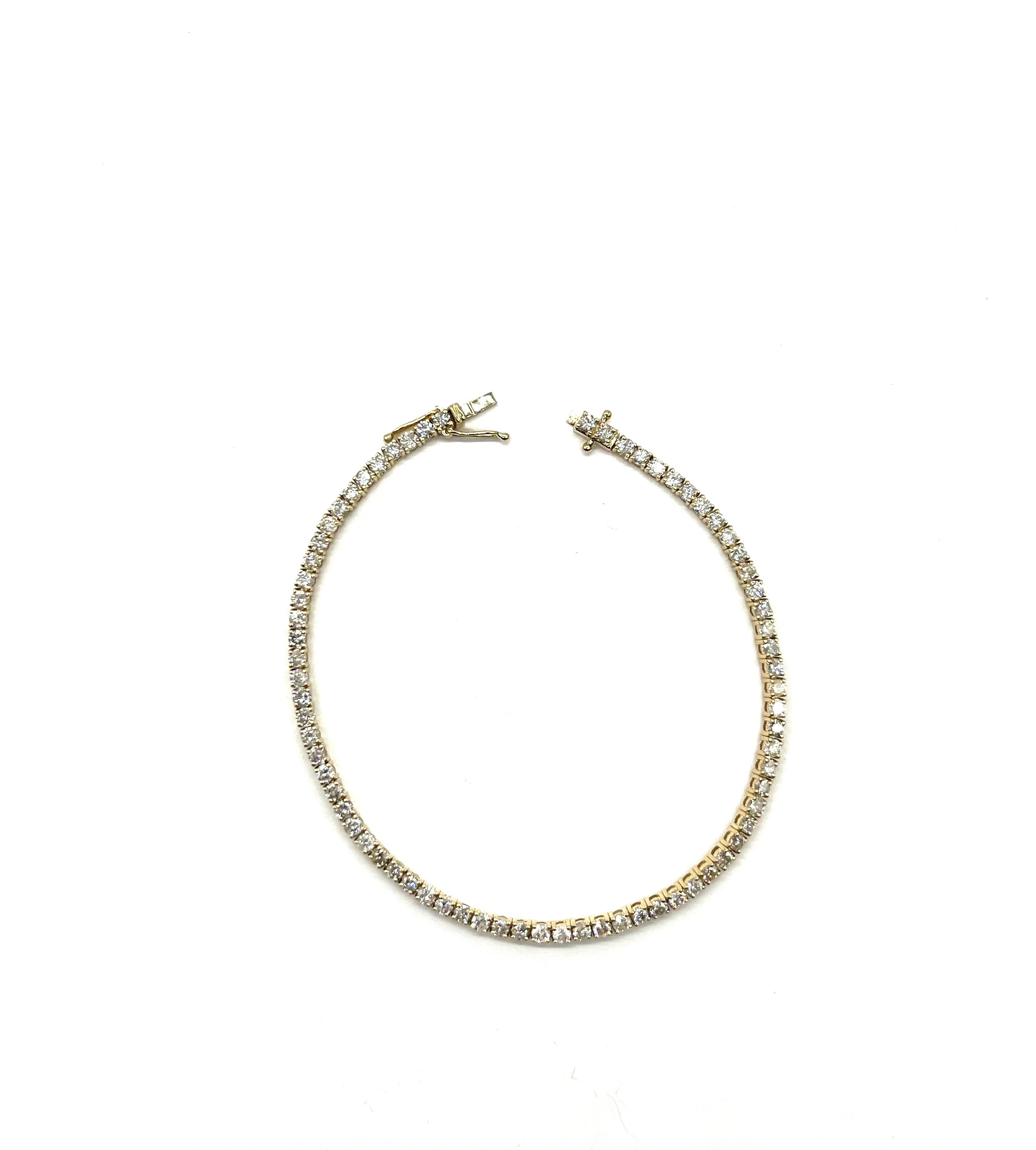 3.35 Carat Total Weight (CTW) Natural Diamond Tennis Bracelet for Women - Elegant Jewelry Gift for Anniversary, Wedding & Special Occasions