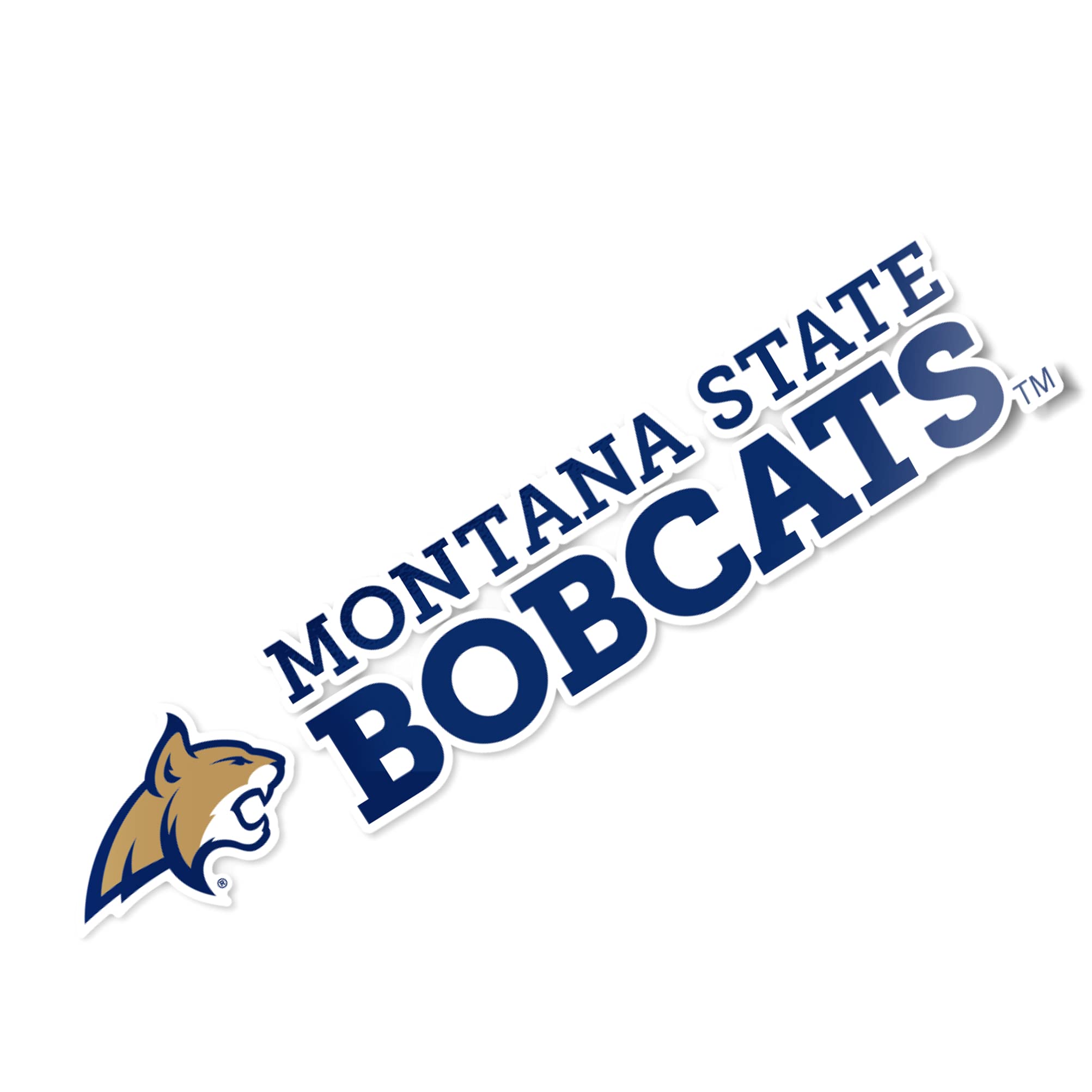 Montana State University Bobcats MSU Cats Logo Vinyl Decal - 8 Inch Sticker for Laptop, Water Bottle, Car, Scrapbook - Perfect for College Fans & School Spirit