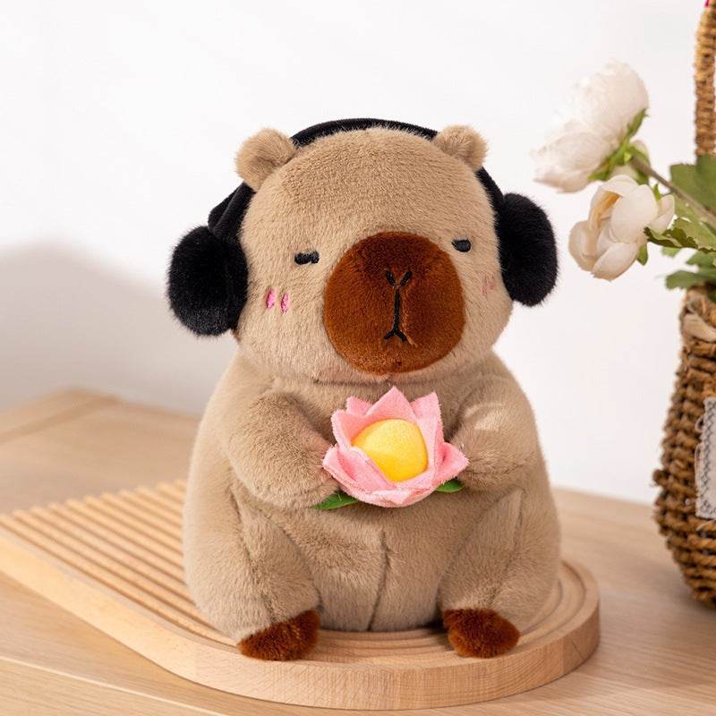 CalmCapy: Soft & Cuddly Capybara Plush Toy for Stress Relief & Anxiety - Perfect for Kids, Adults & Home Decor