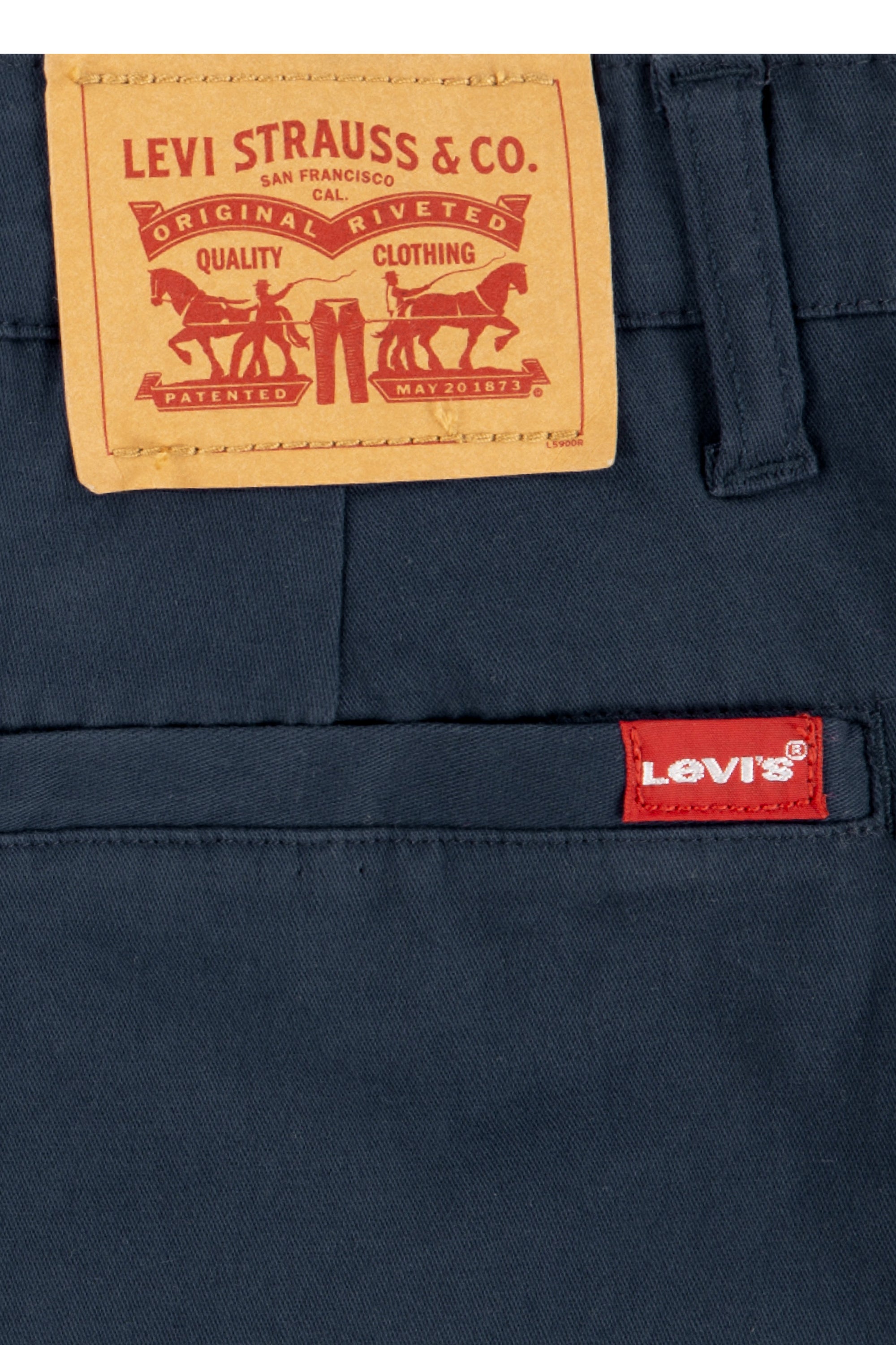 Authentic Navy Chino Shorts for Men - Comfortable Casual & Summer Wear - Perfect for Beach, Travel, and Outdoor Activities