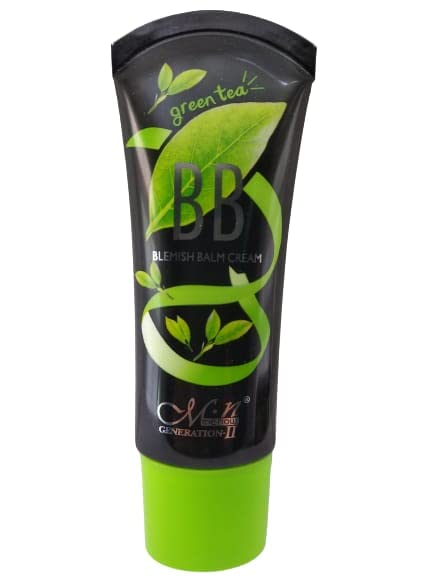 URJUWANI MN B.B. Cream with Green Tea Extract - Shade B# (1 Pack) | Natural Coverage, Oil Control & Skin Brightening | Perfect for Daily Wear & Sensitive Skin Care