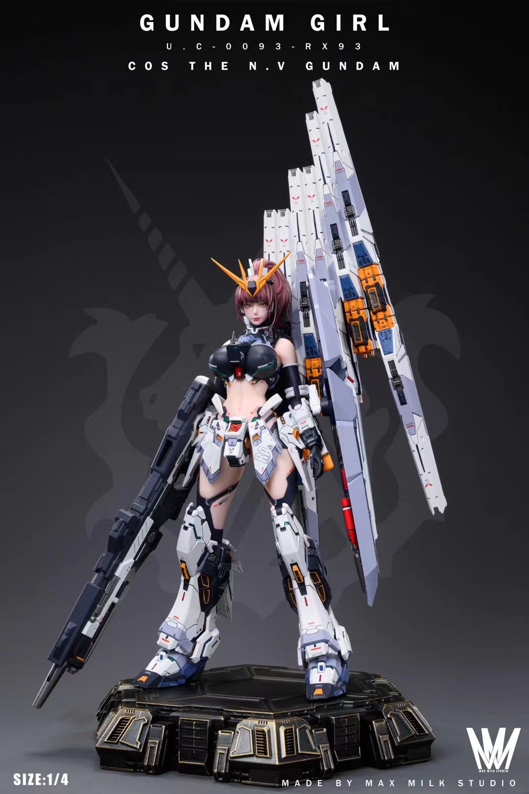 MMS Studio Cosplay The N.V. Gundam Girl Model Kit - Anime Mecha Figure for Collectors & Gundam Fans | Perfect for Display, Cosplay & Anime Conventions