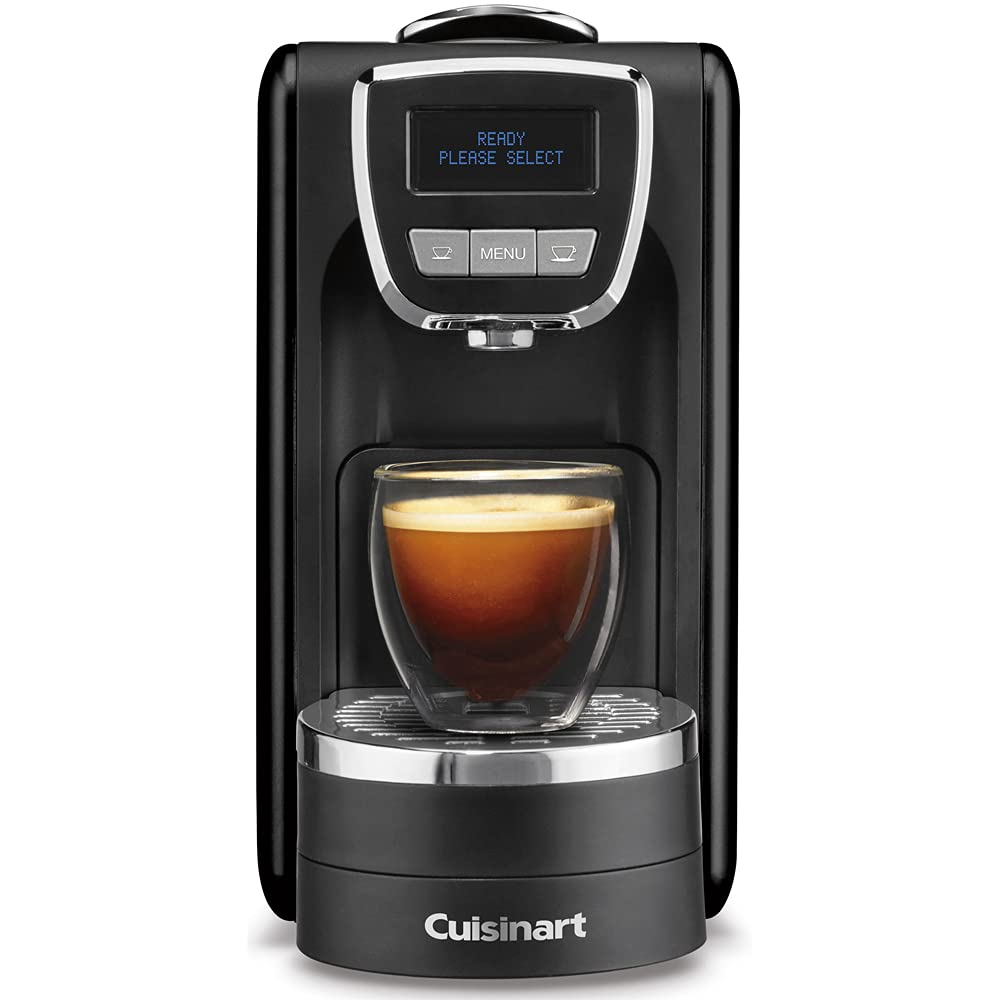 Cuisinart EM-15 Stainless Steel Espresso Machine with Milk Frother - Professional Home Barista Coffee Maker Bundle with 1 Year Extended Warranty | Perfect for Kitchen, Office & Small Coffee Shops