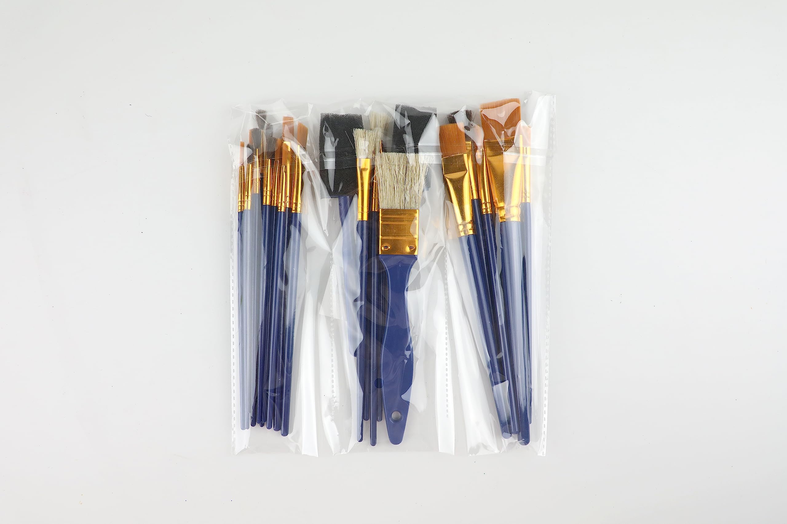 Halobios 25 Pcs Paint Brushes Set - Professional Acrylic, Oil & Watercolor Paint Brushes for Kids, Beginners & Artists - Perfect for Canvas, Paper & DIY Art Projects