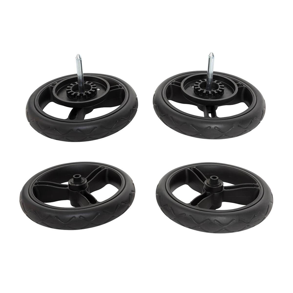 Mountain Buggy Duet 10 Aerotech Wheels Set of 4 - High-Performance Replacement Wheels for Strollers - Perfect for Outdoor Adventures, Jogging, and City Walks