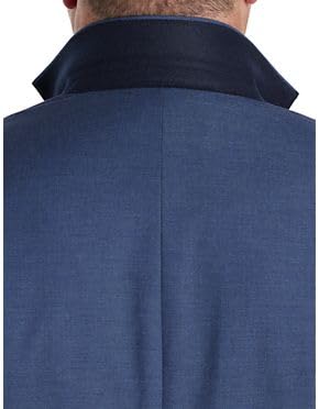 DXL Men's Big & Tall Oak Hill Relaxer Micro Chevron Suit Jacket - Formal & Business Attire for Plus Size Gentlemen - Perfect for Weddings, Office & Special Occasions