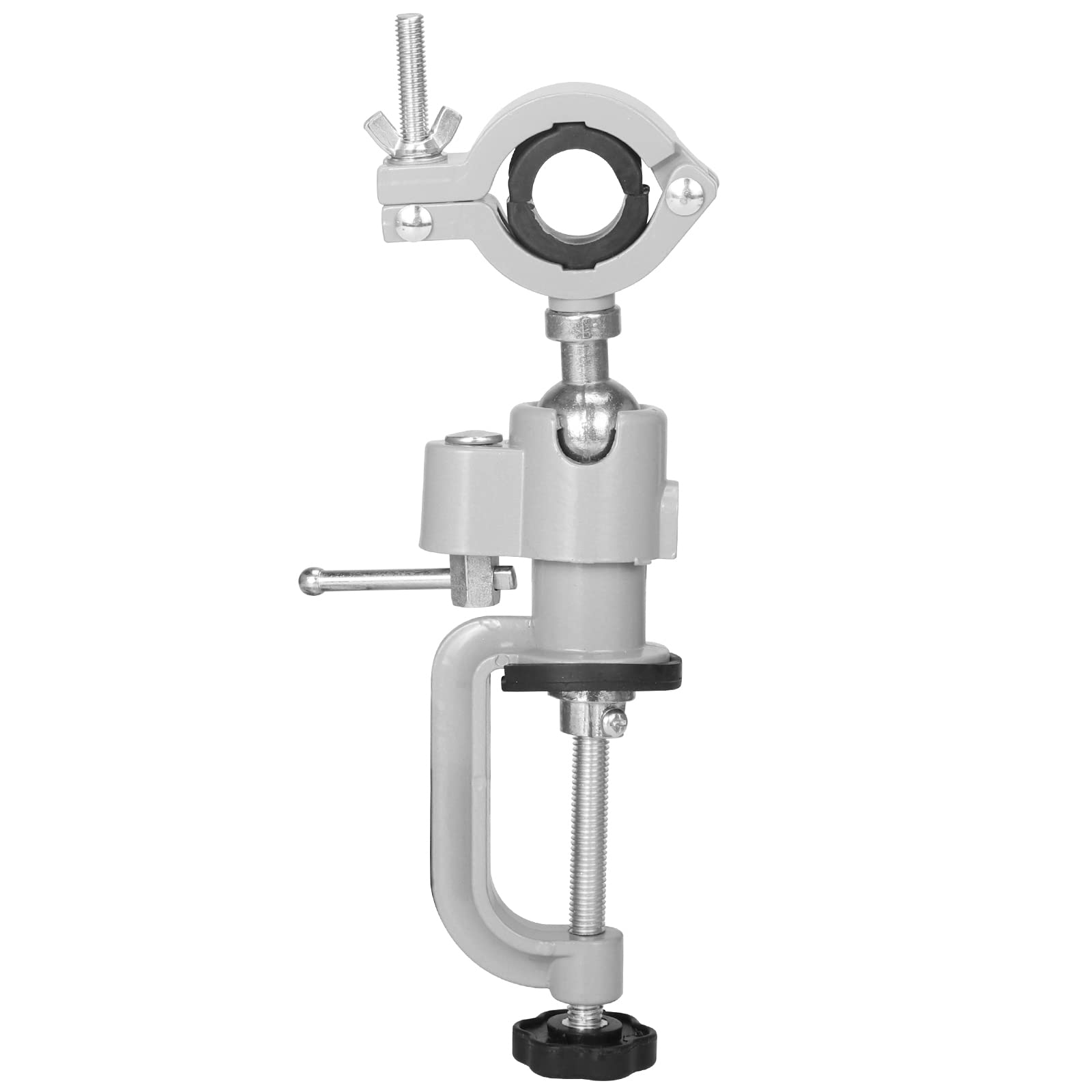 360° Adjustable 36mm-43mm Electric Drill Stand Holder - Heavy Duty Table Bench Clamp Vise for Drills, Grinders & Rotary Tools | Perfect for DIY, Woodworking, Jewelry Making & Hobby Projects