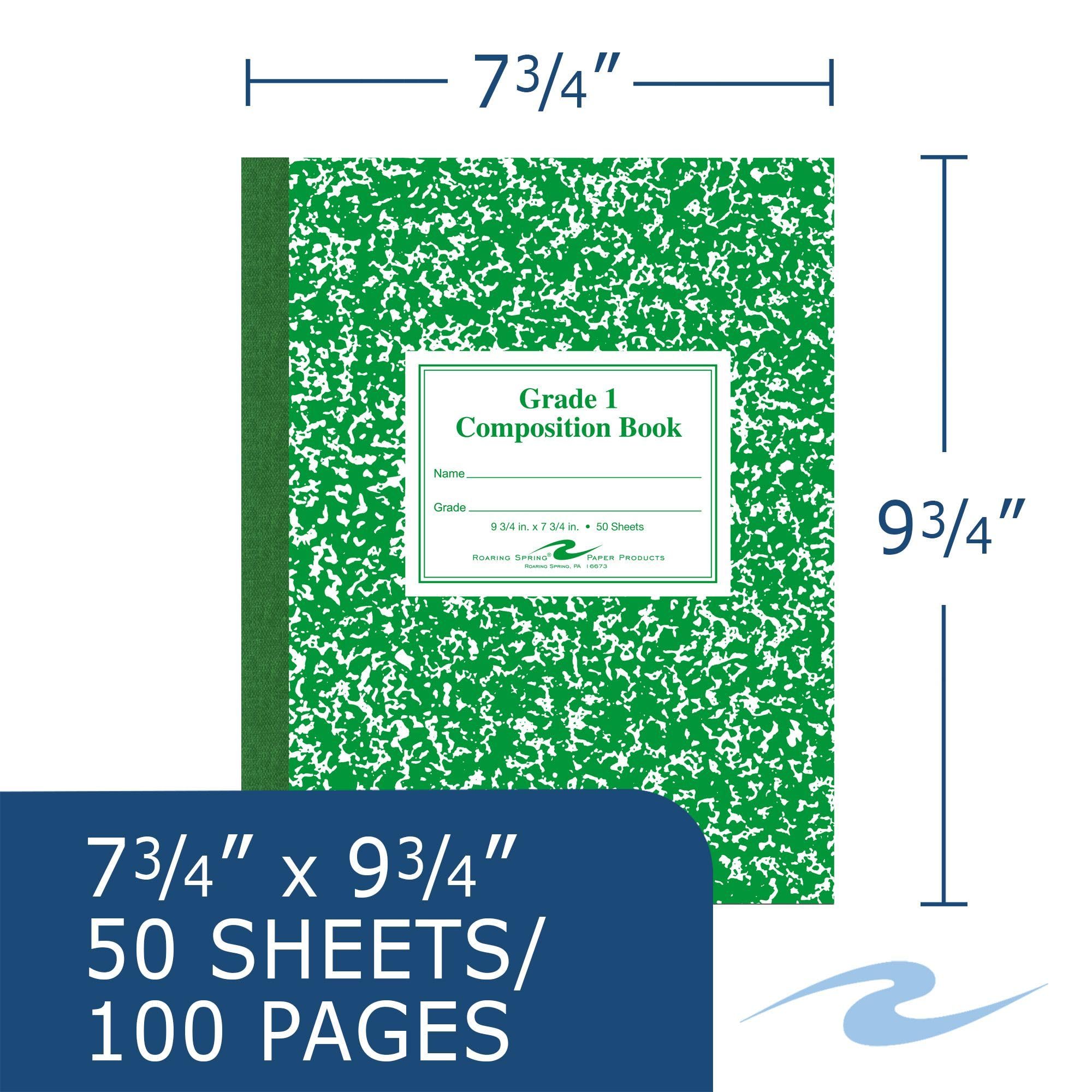 Roaring Spring Grade 1 Composition Notebooks - 9.75