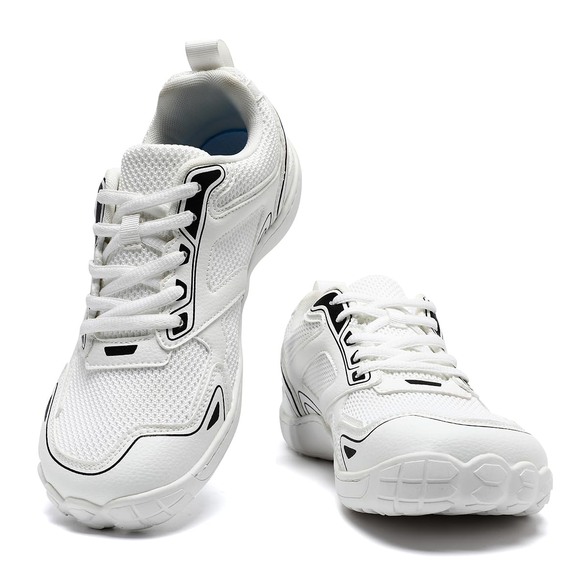 Men's Barefoot Running Shoes - Wide Toe Zero Drop Sole for Training, Walking & Tennis | Slip-On Low Top Sneakers | Breathable Comfortable Casual Sports Shoes | Perfect for Gym, Trail Running & Daily Wear