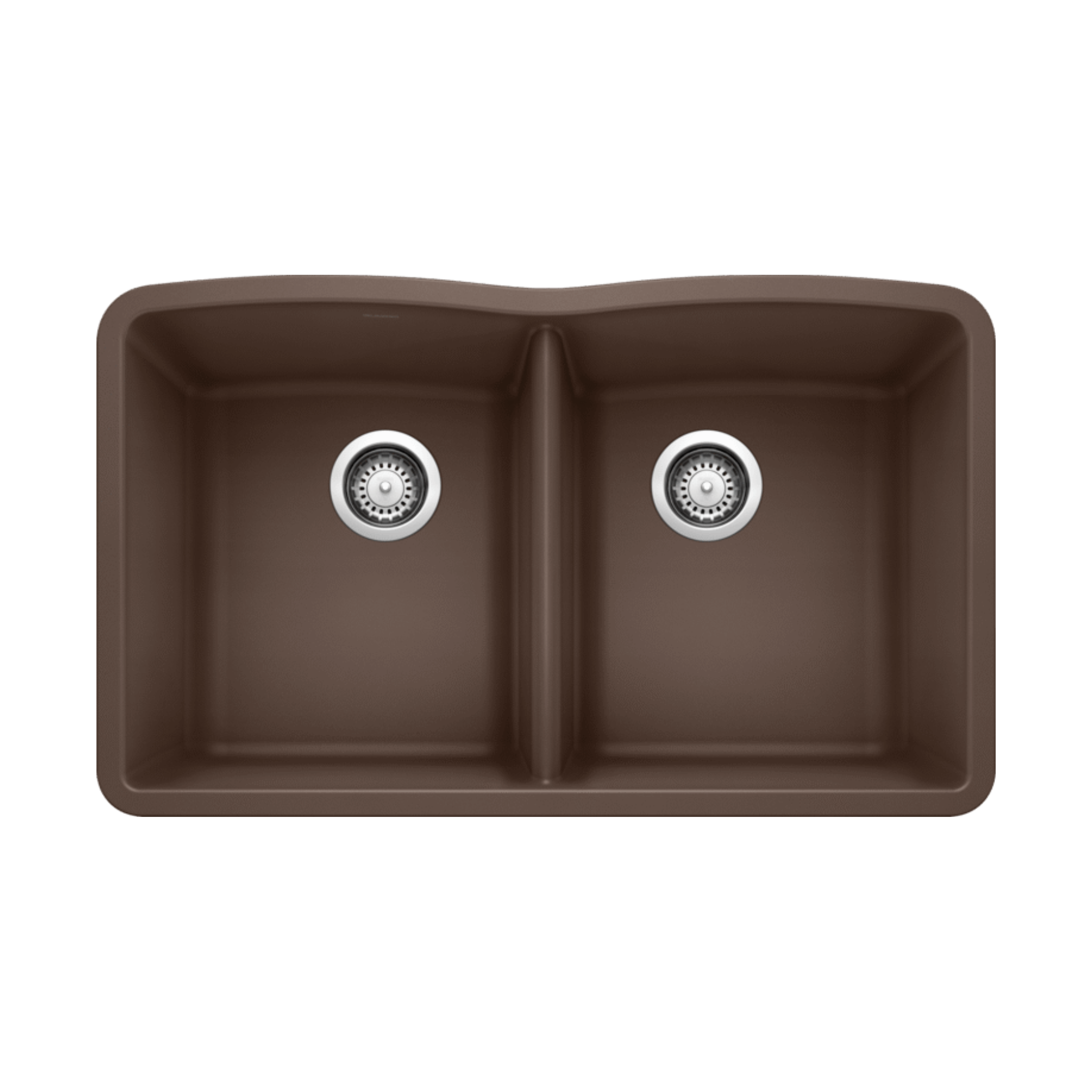 Blanco Diamond Equal Double Bowl SILGRANIT Kitchen Sink - Premium Stainless Steel Undermount Sink for Modern Kitchens | Perfect for Food Prep, Dishwashing & Entertaining