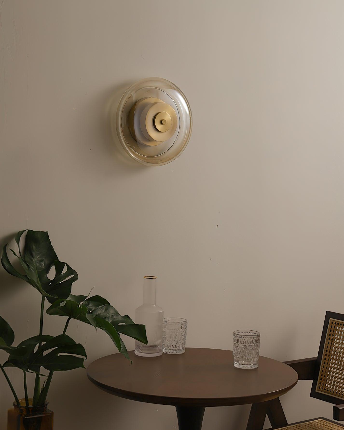 Modern Redondo Wall Lamp - Sleek LED Sconce Light Fixture for Bedroom, Living Room & Hallway - Energy Efficient Indoor Wall Lighting for Home Decor