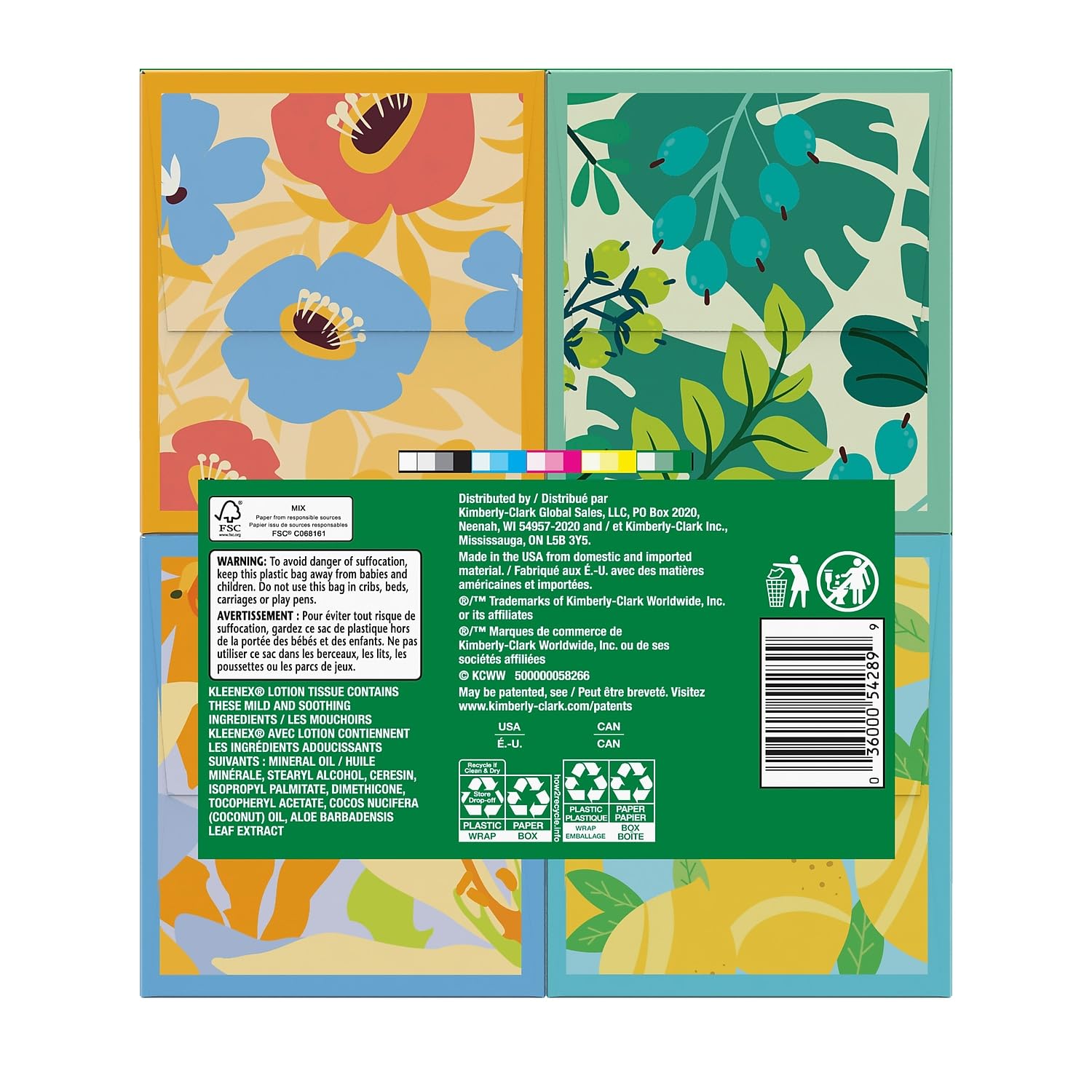 Kleenex Soothing Lotion Facial Tissues - Ultra Soft & Moisturizing for Dry Skin - Perfect for Cold, Allergy & Sensitive Nose Relief at Home, Office & Travel