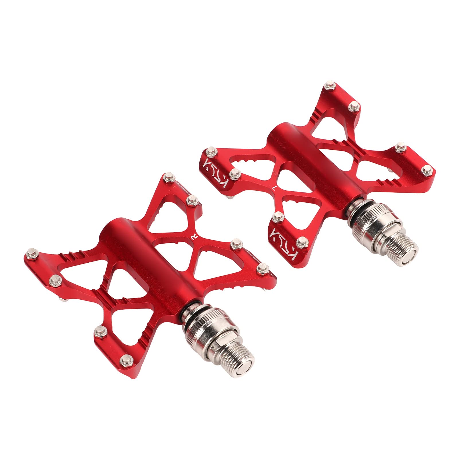 Premium Aluminum Alloy Bike Pedals - Quick Release Bicycle Pedals for Mountain, Road & Folding Bikes | Lightweight & Durable Cycling Accessories for Commuting, Fitness & Outdoor Adventures