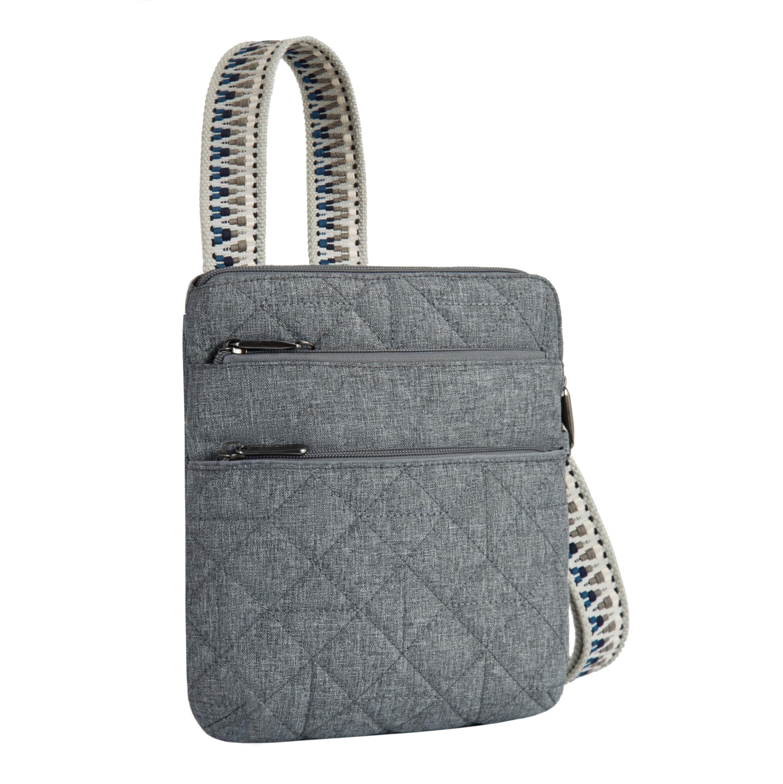 Travelon Anti-Theft Boho Slim Crossbody Bag for Women - Stylish & Secure Purse for Travel, Commuting & Everyday Use