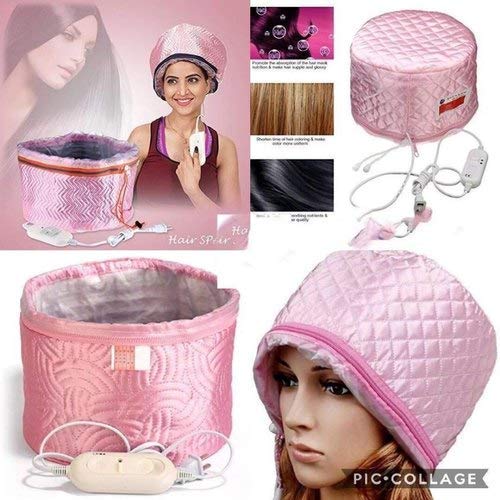 Thermal Hair Spa Cap with Beauty Steamer - Nourishing Heating Cap for Deep Conditioning Treatment | At-Home Hair Care for Women | Perfect for Salon-Style Steam Treatments & Hair Mask Therapy
