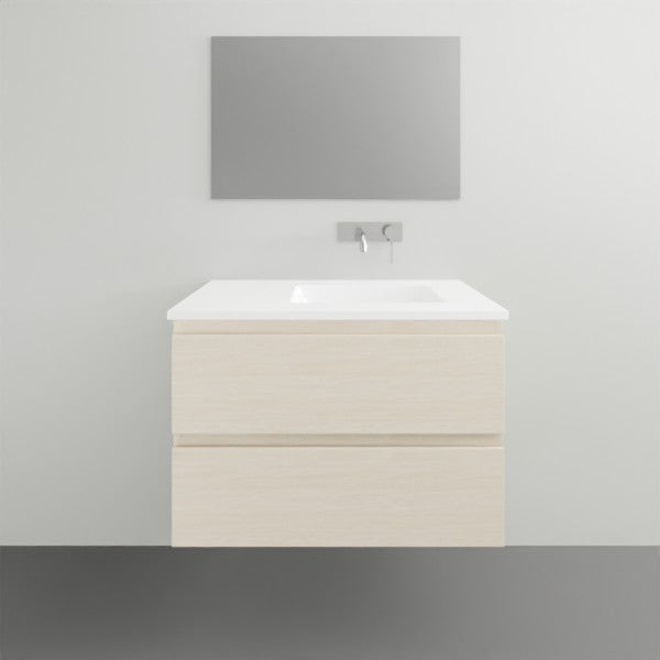 ADP Glacier Lite All Drawer Twin Vanity with Ceramic Top - Modern Bathroom Sink Cabinet for Master Bath & Guest Room Renovation