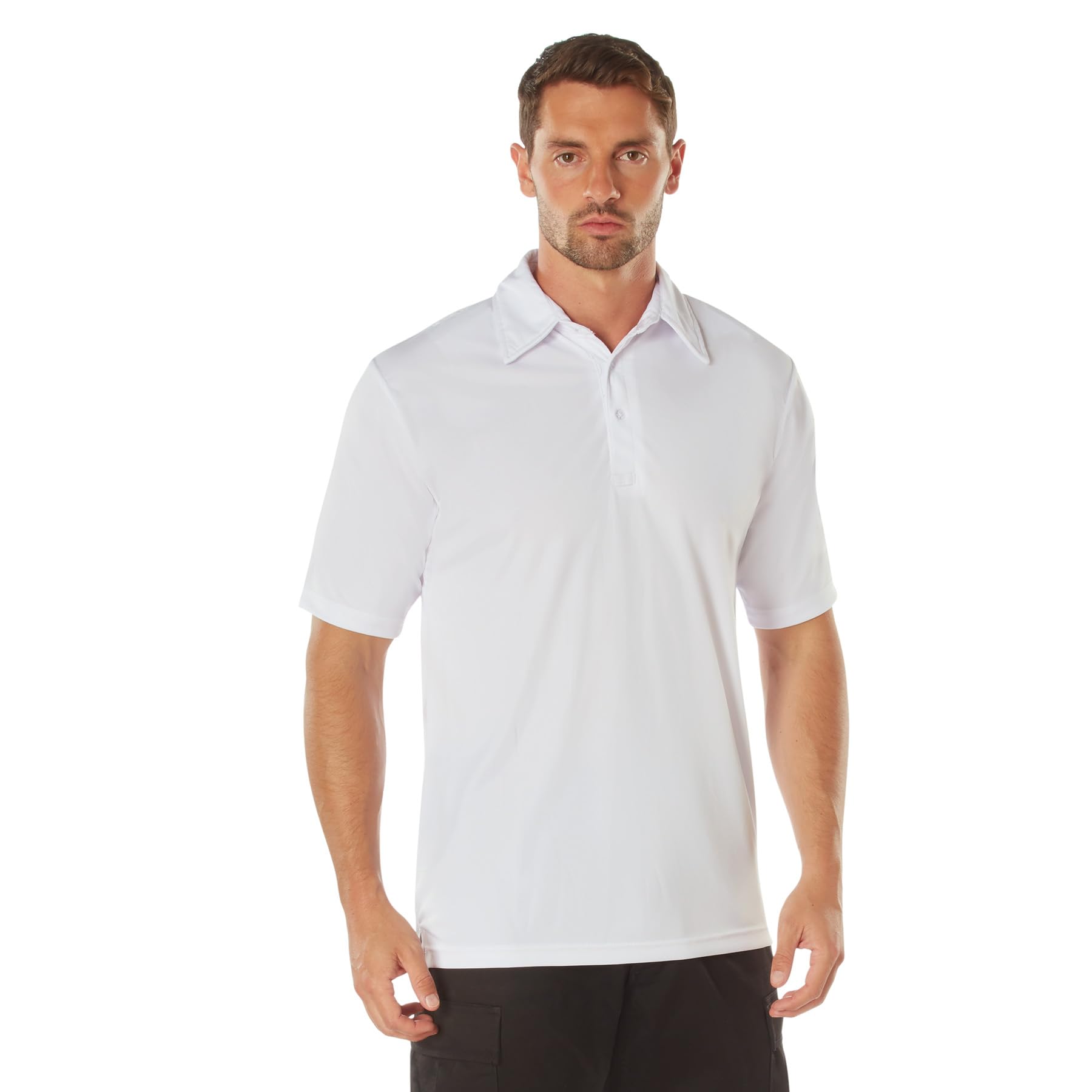 Rothco Tactical Performance Polo Shirt - Moisture Wicking, Quick Dry, Durable for Outdoor & Military Use - Perfect for Hiking, Camping, and Tactical Operations