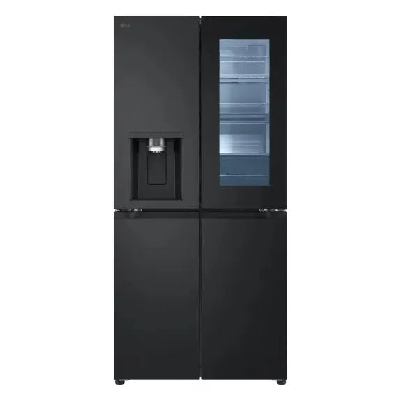 LG 508L Slim French Door Refrigerator - Matte Black | Energy Efficient, Spacious Design for Modern Kitchens & Open-Plan Living Spaces